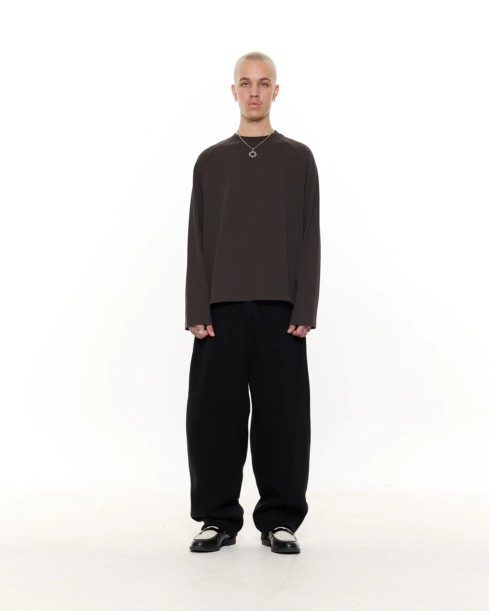 Long Sleeve T-Shirt - Coffee - Image 3