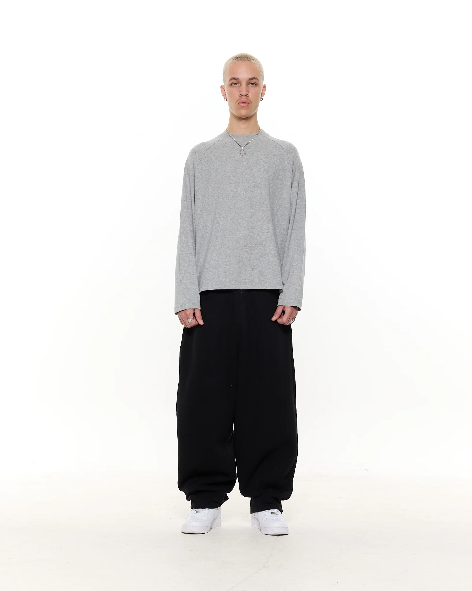 Long Sleeve T-Shirt - Grey - Image 3