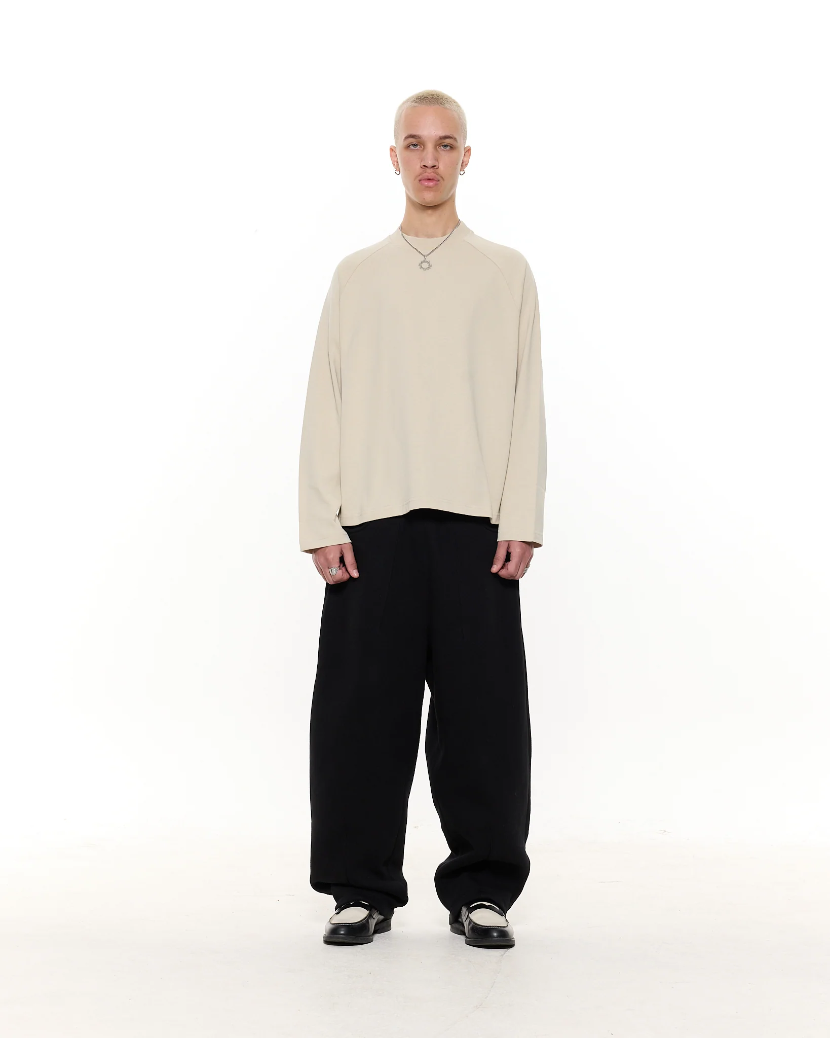 Long Sleeve T-Shirt - Oat - Image 3