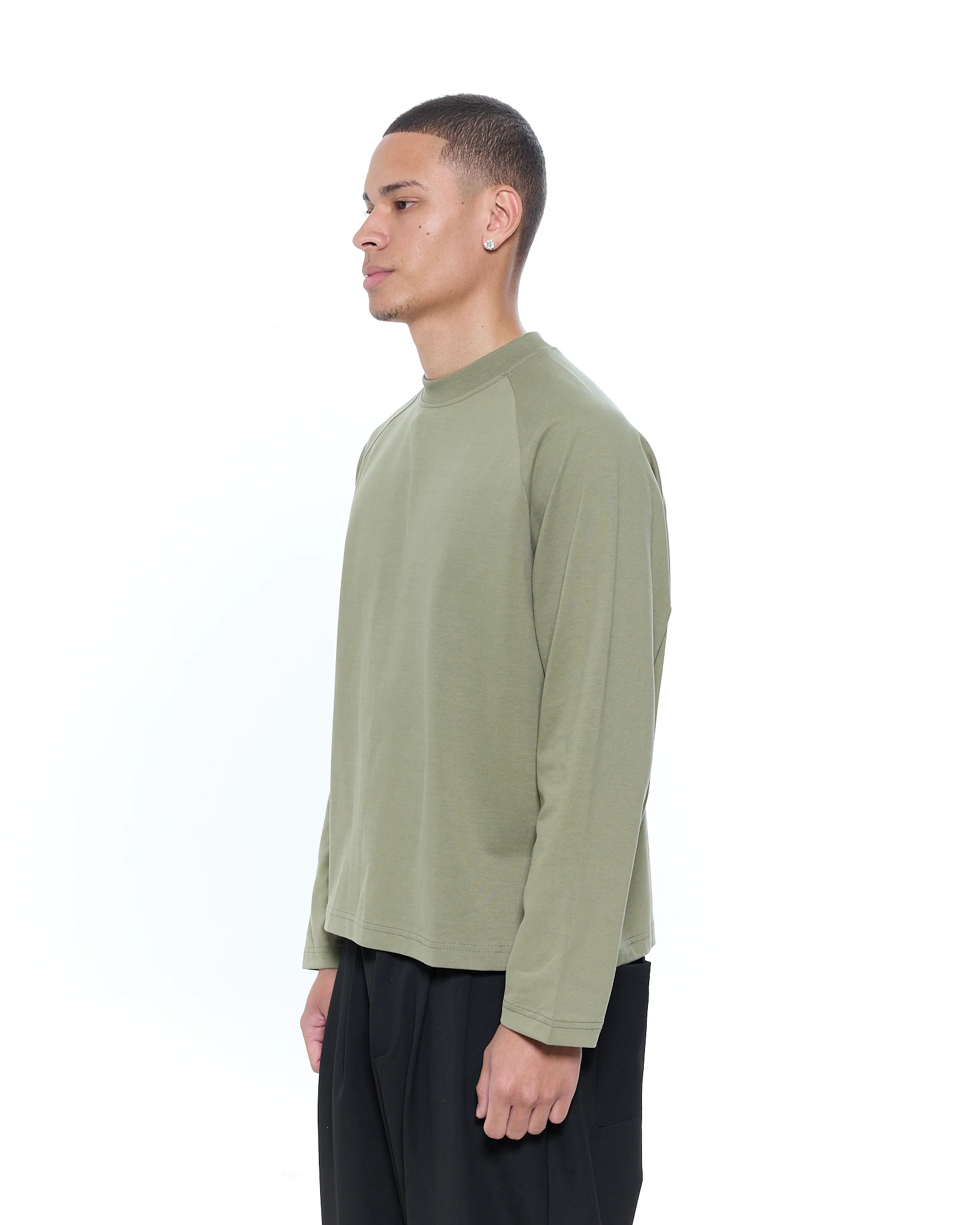 Long Sleeve T-Shirt - Sage - Image 6