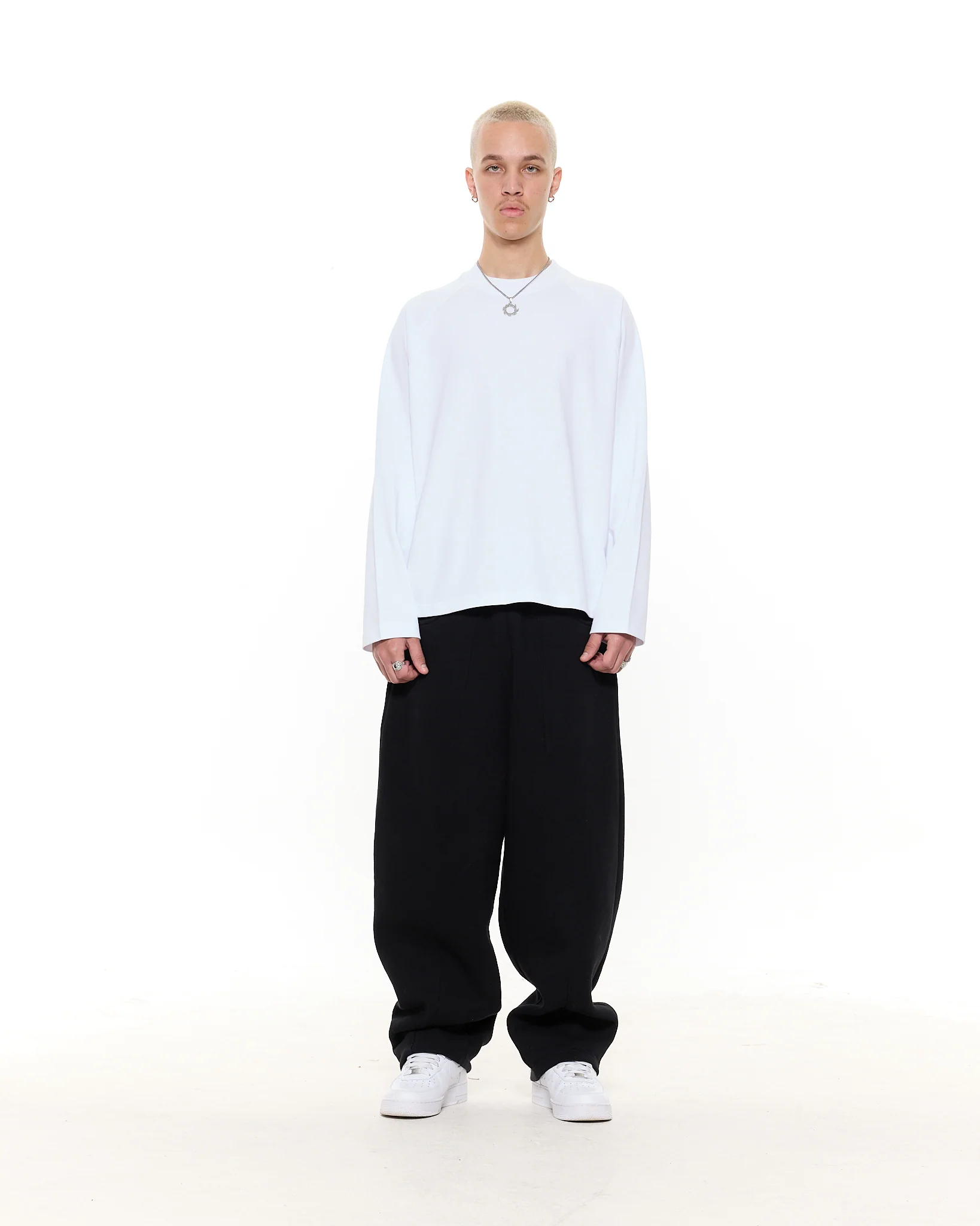 Long Sleeve T-Shirt - White - Image 3