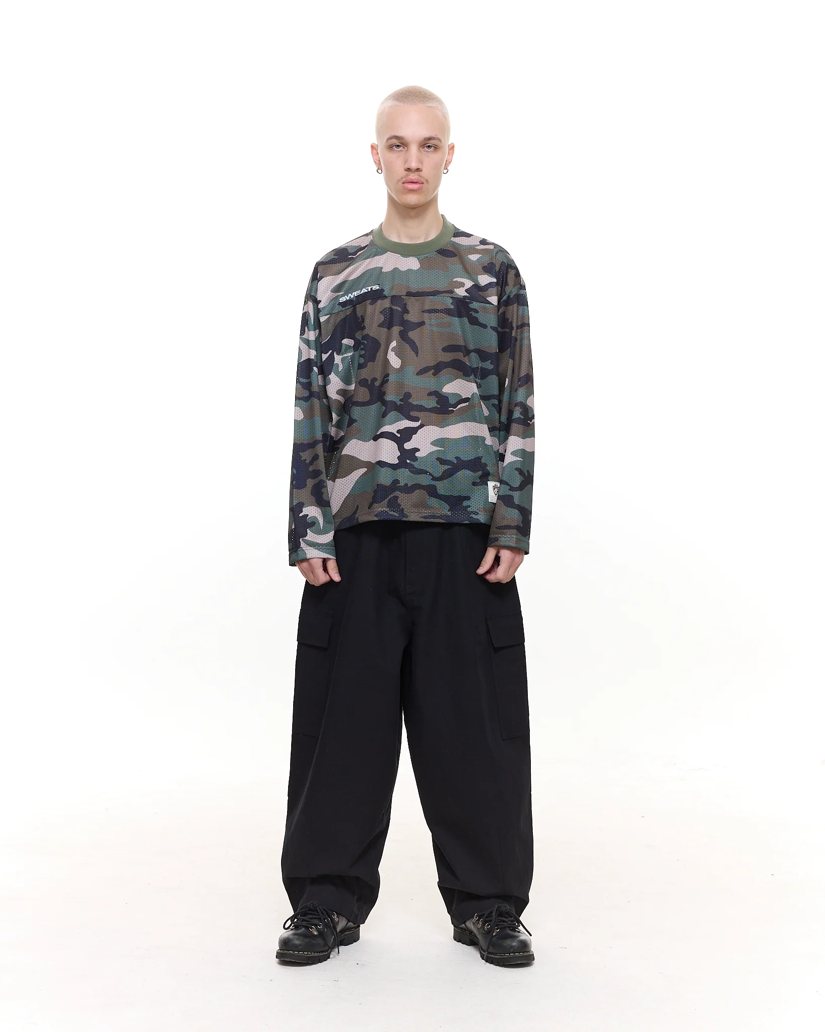 MESH LS T-SHIRT - CAMO - Image 3