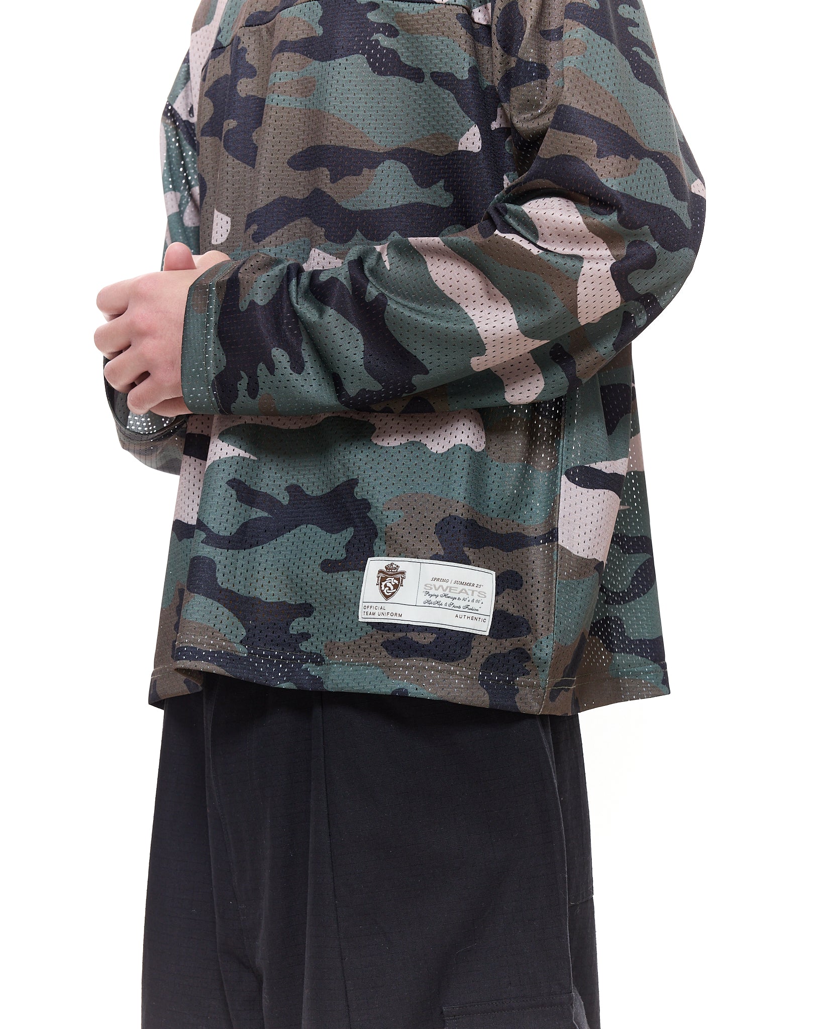 MESH LS T-SHIRT - CAMO - Image 5