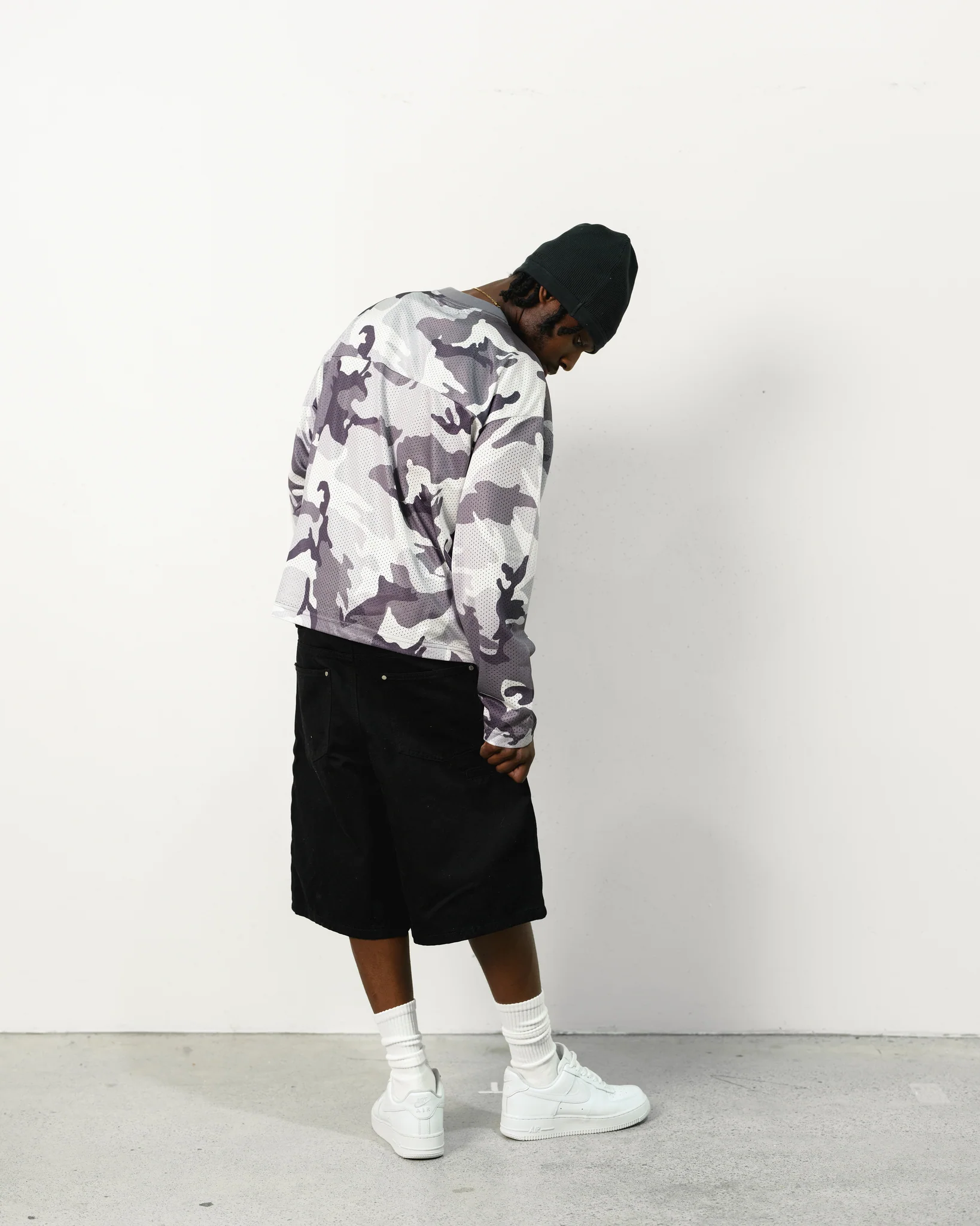 MESH LS T-SHIRT - SNOW CAMO - Image 5