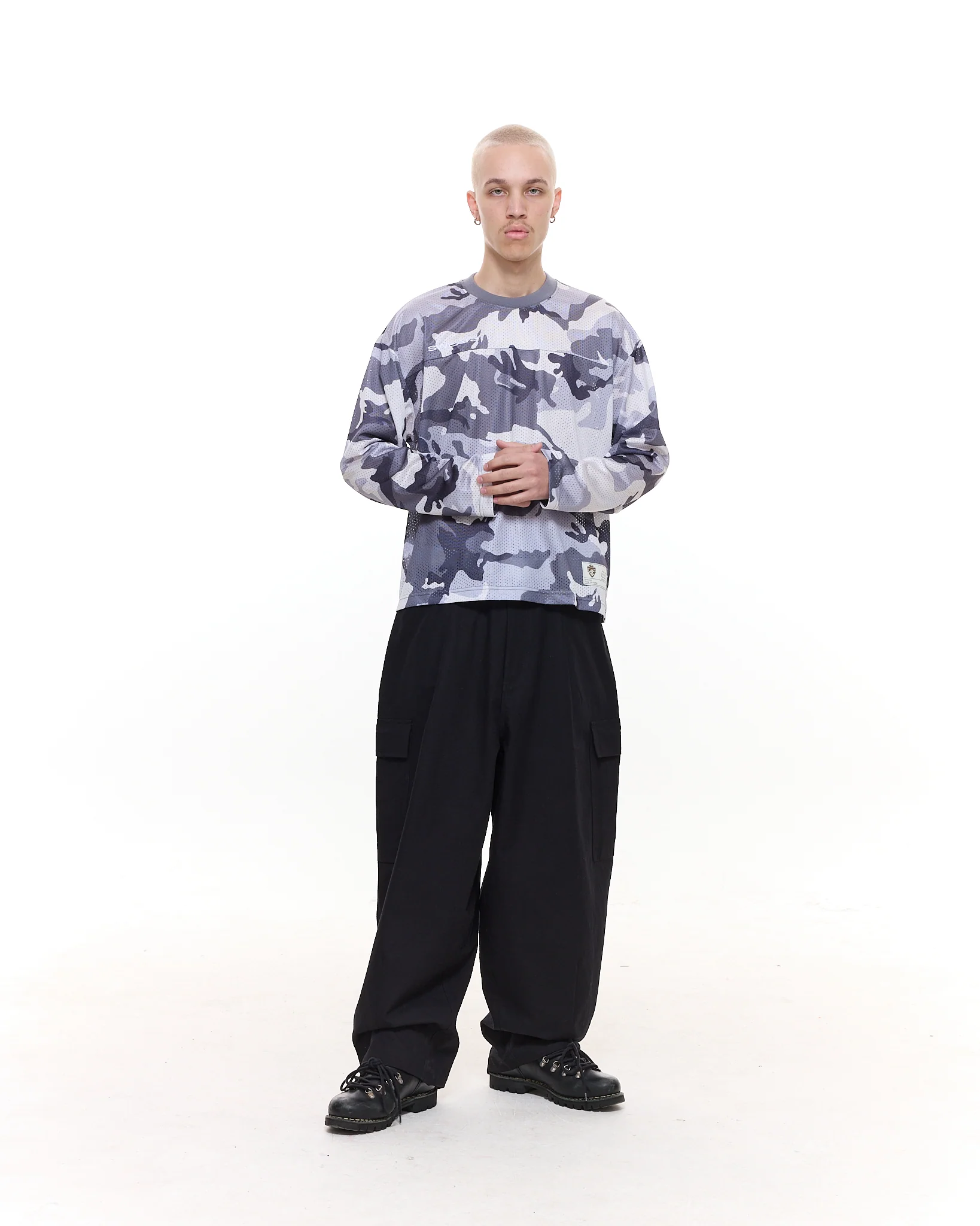MESH LS T-SHIRT - SNOW CAMO - Image 7