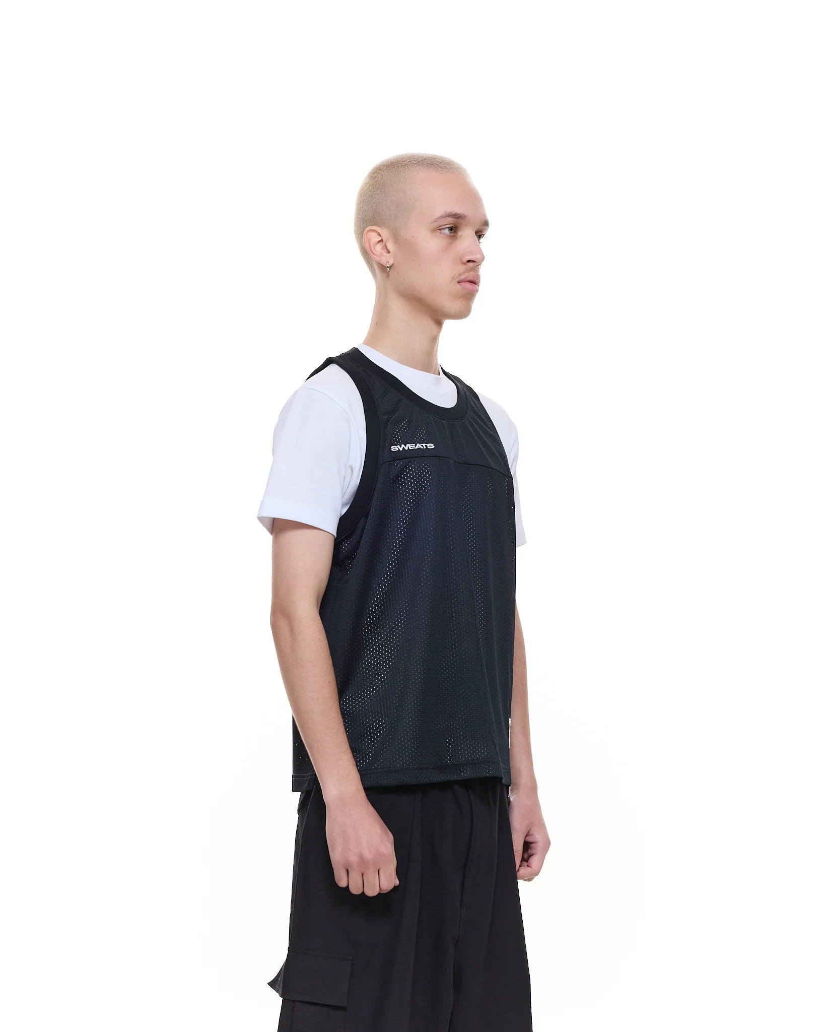 MESH SINGLET - BLACK - Image 7