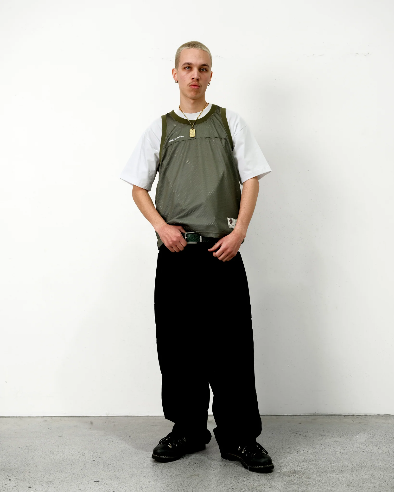 MESH SINGLET - SAGE - Image 3