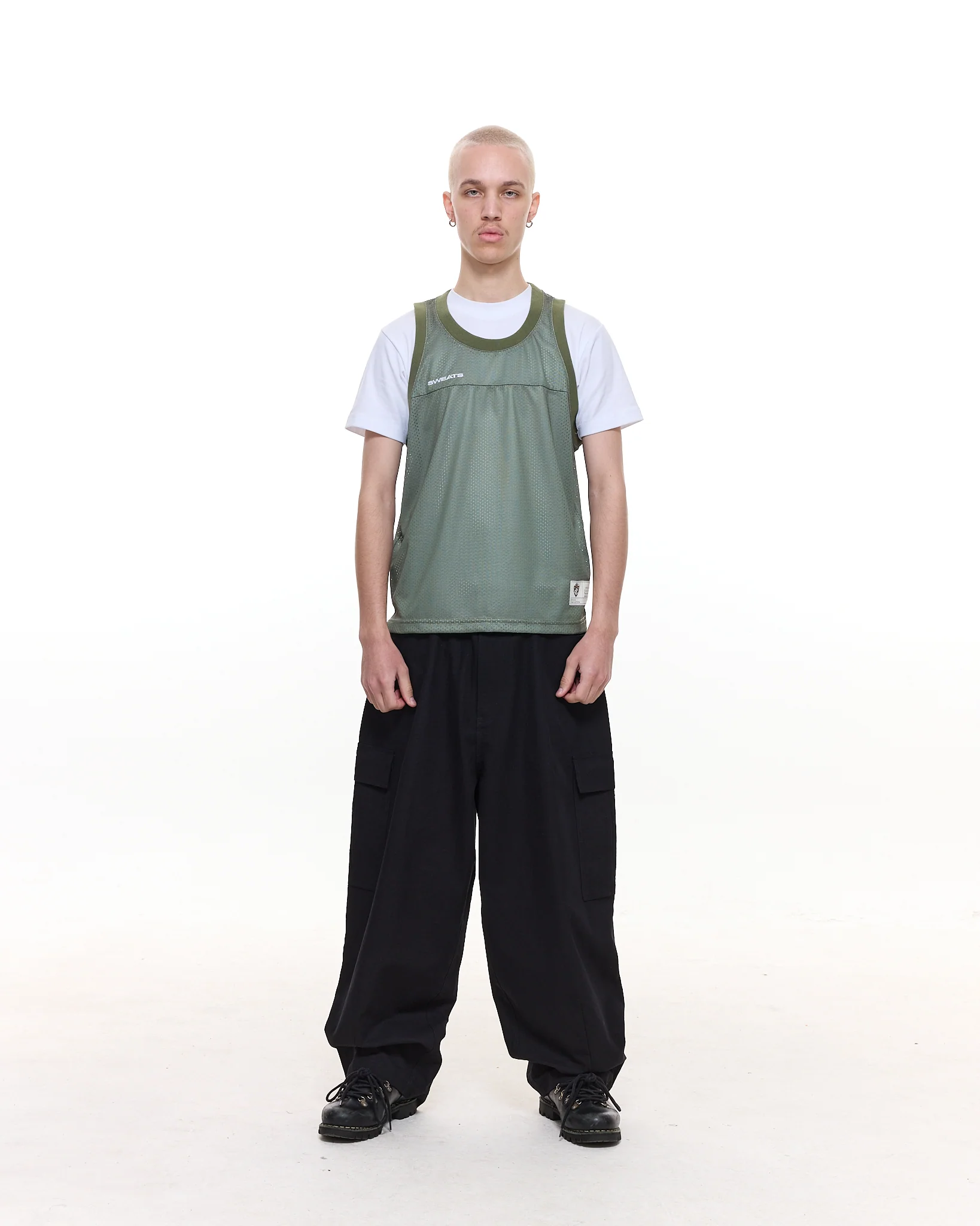 MESH SINGLET - SAGE - Image 4