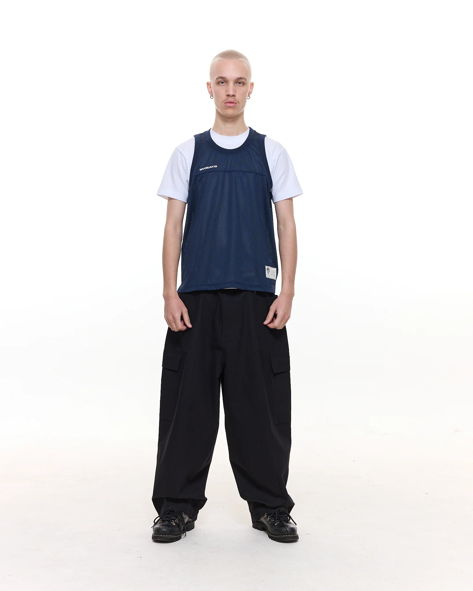 MESH SINGLET - NAVY - Image 3