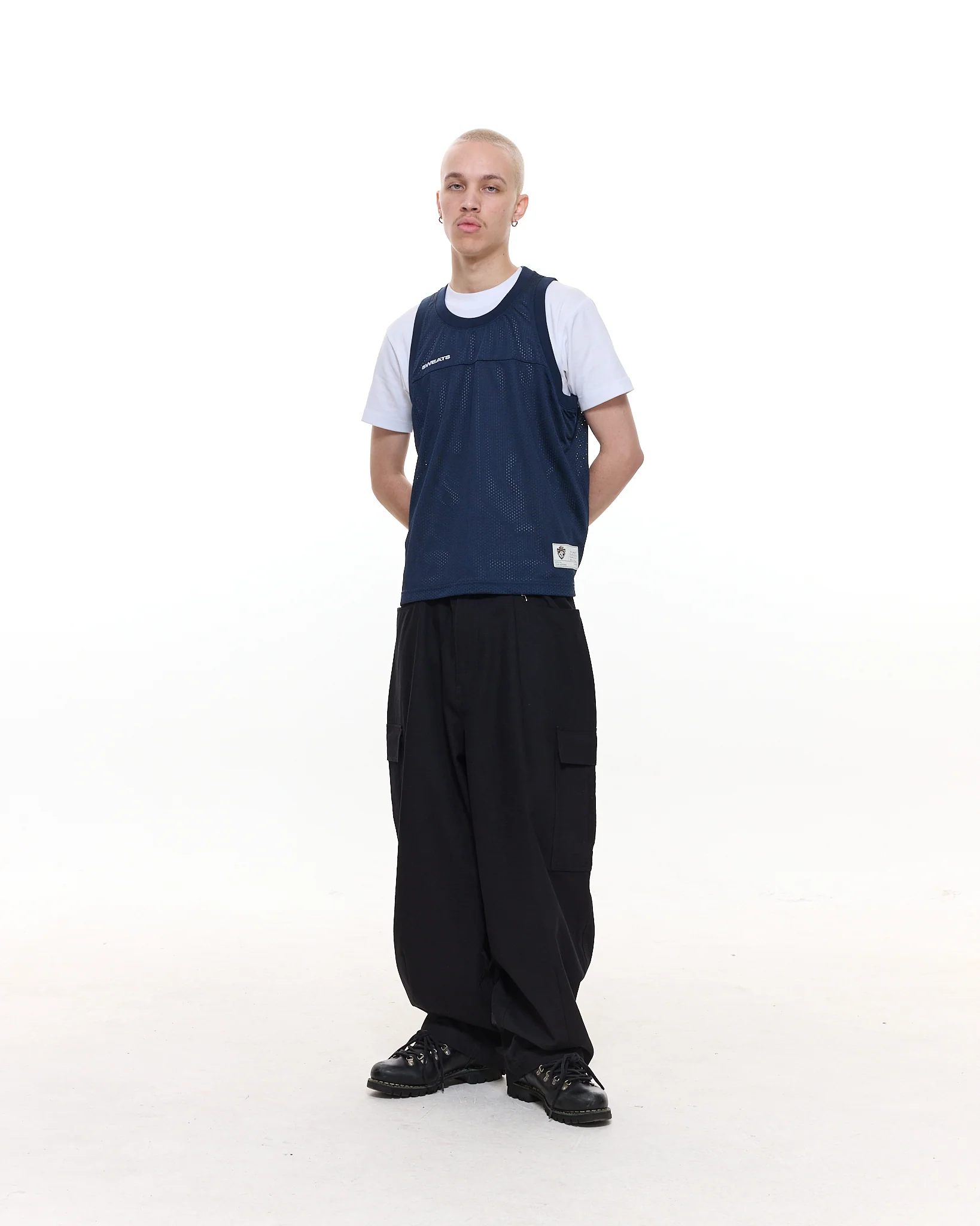 MESH SINGLET - NAVY - Image 9