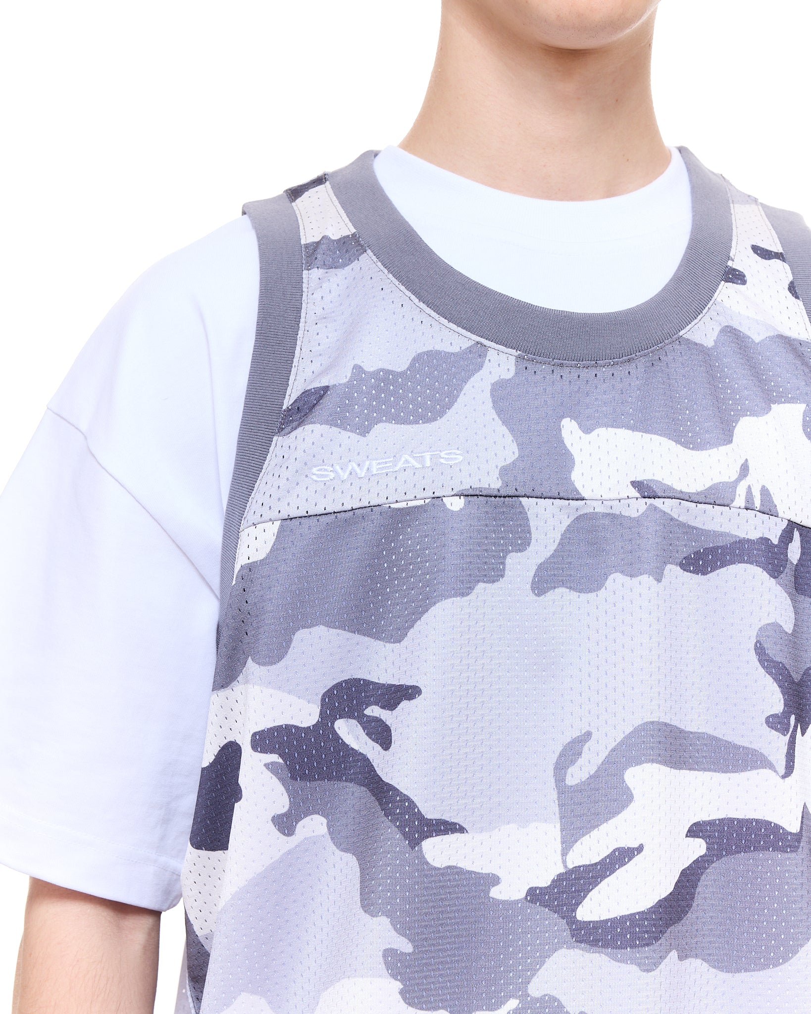 MESH SINGLET - SNOW CAMO - Image 5