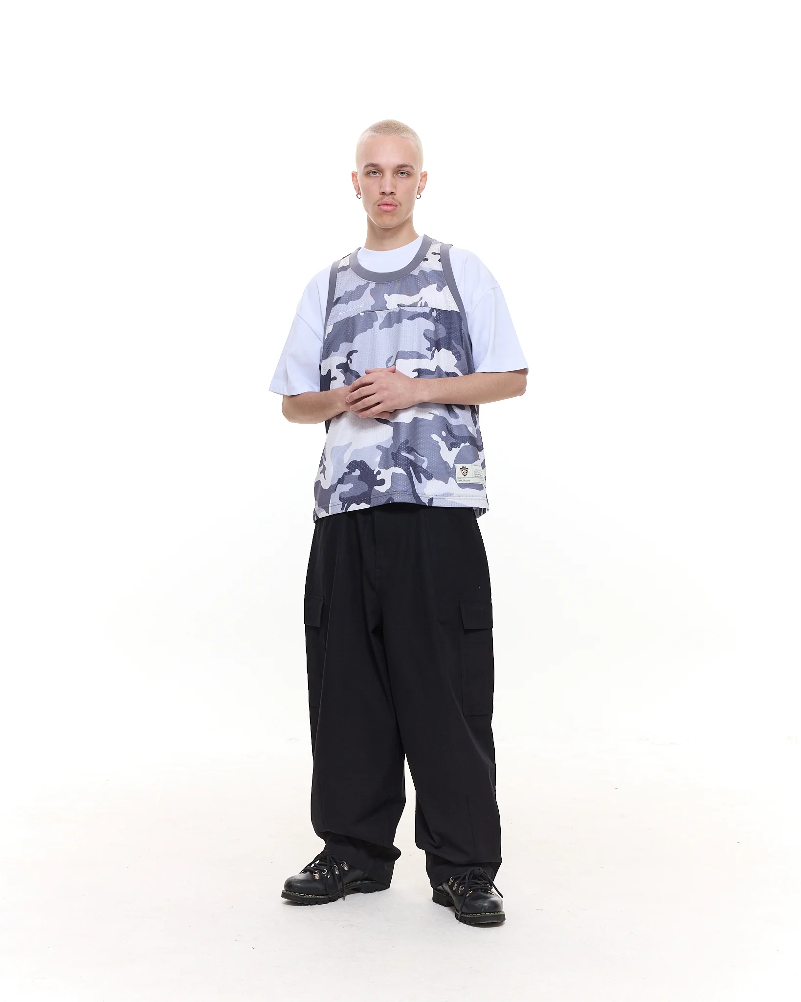 MESH SINGLET - SNOW CAMO - Image 8