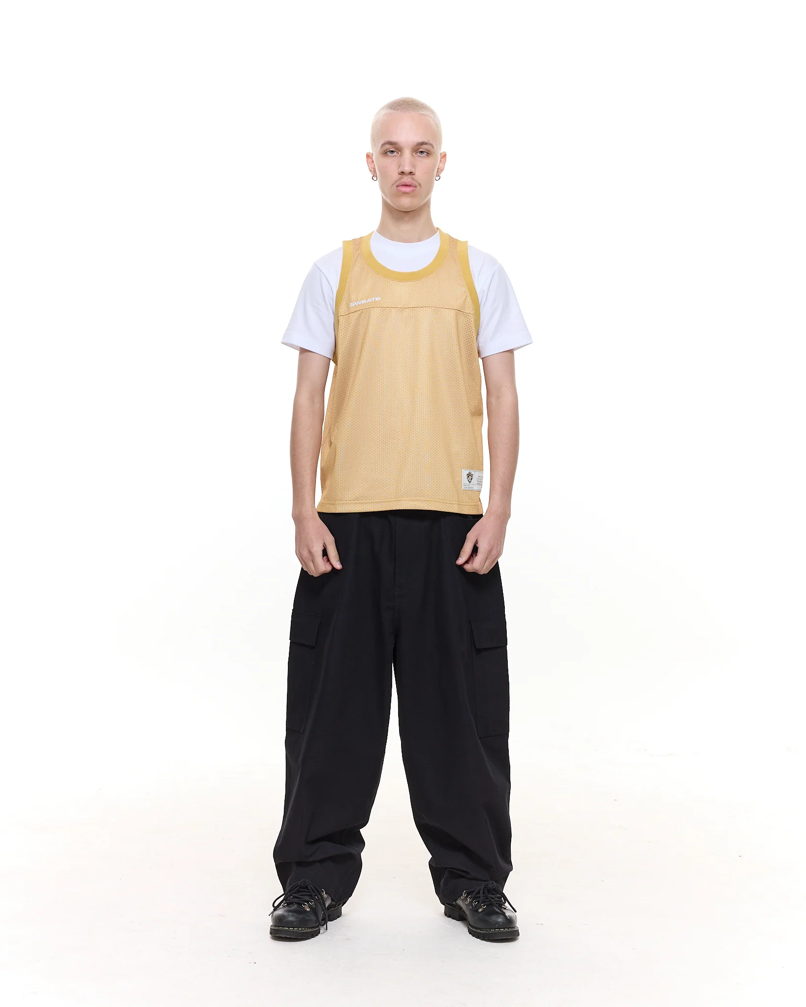 MESH SINGLET - MUSTARD - Image 3