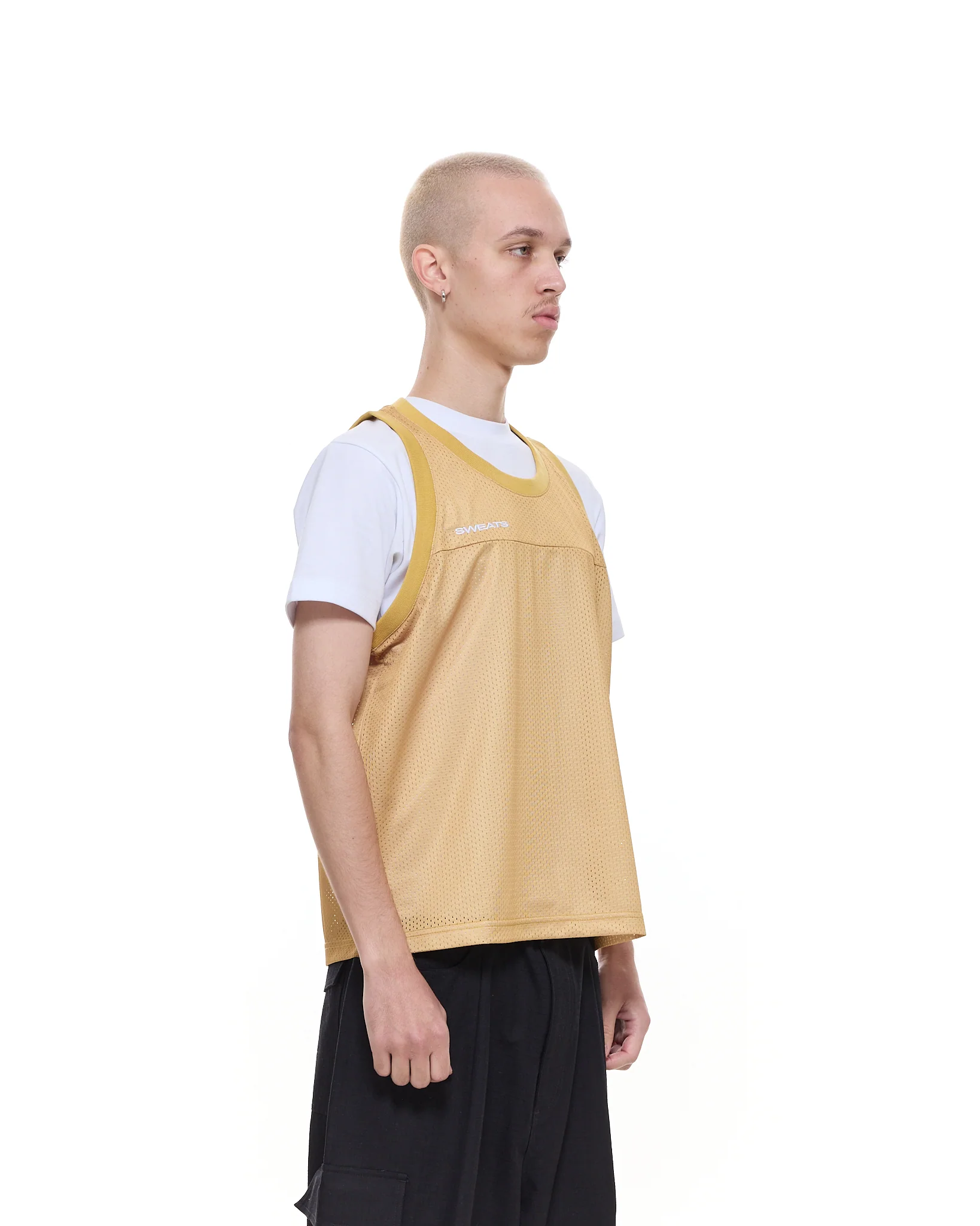 MESH SINGLET - MUSTARD - Image 5