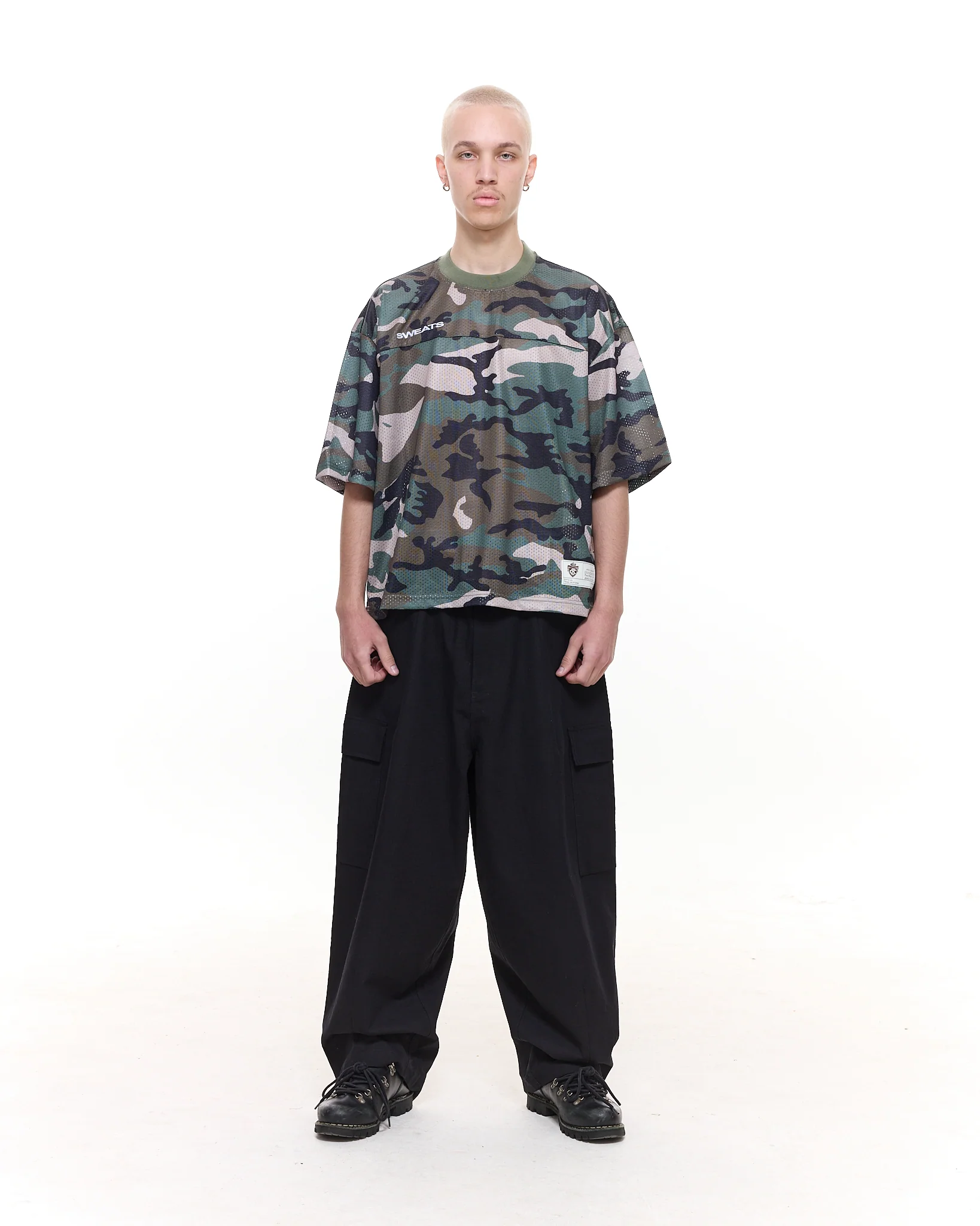 MESH SS T-SHIRT - CAMO - Image 3