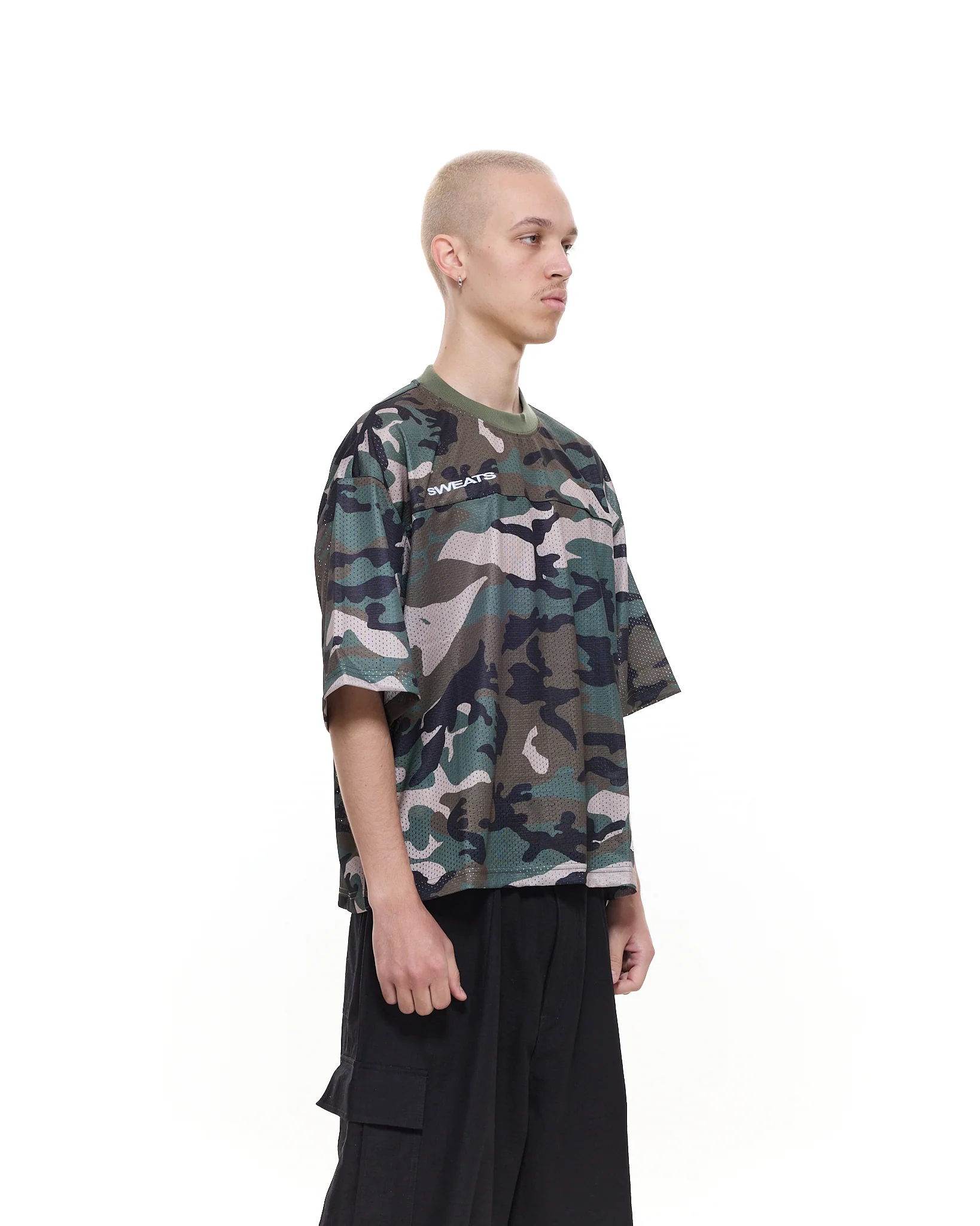 MESH SS T-SHIRT - CAMO - Image 5