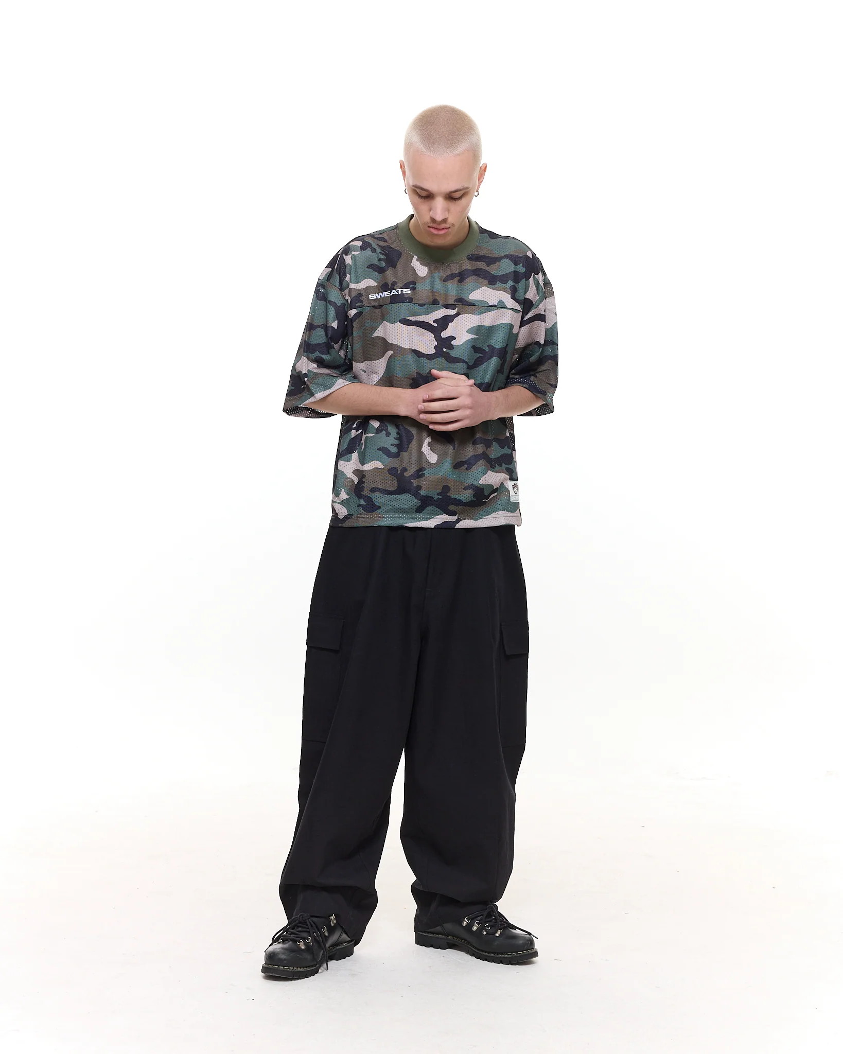 MESH SS T-SHIRT - CAMO - Image 6