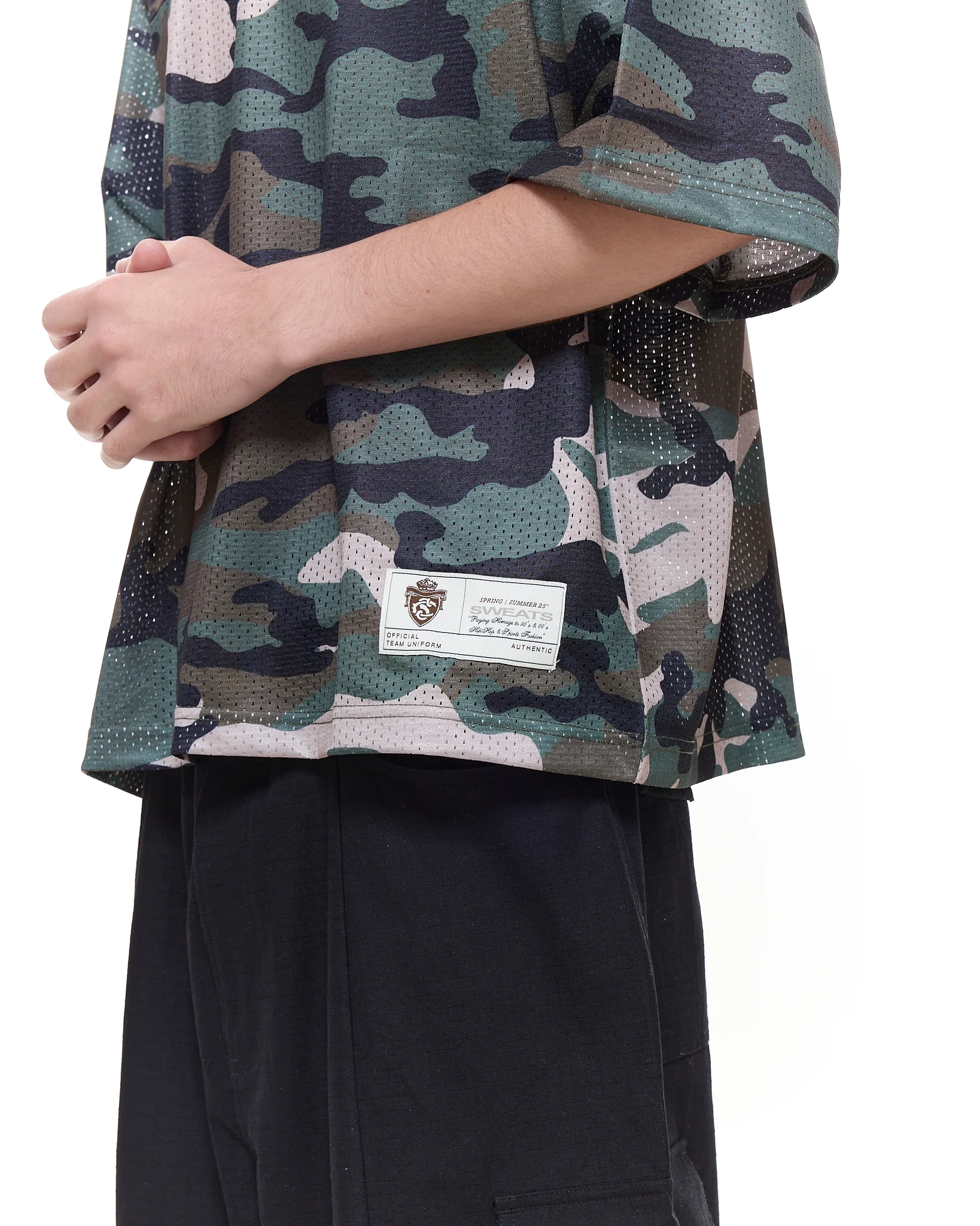 MESH SS T-SHIRT - CAMO - Image 7