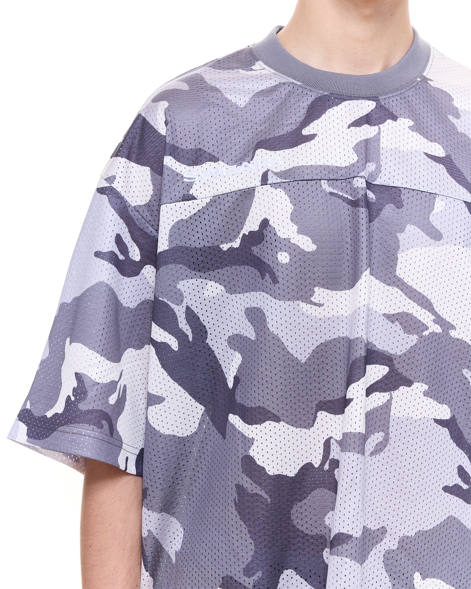 MESH SS T-SHIRT - SNOW CAMO - Image 4