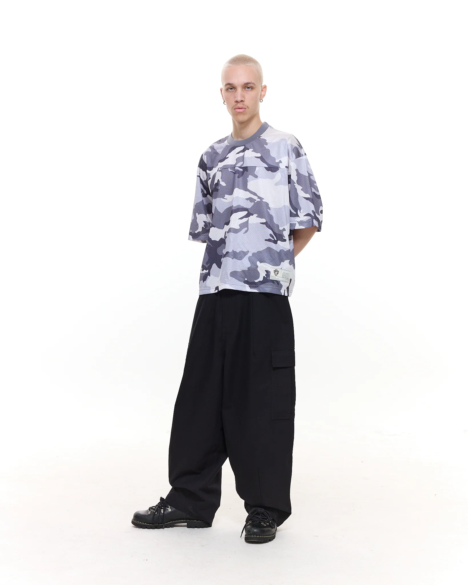 MESH SS T-SHIRT - SNOW CAMO - Image 6