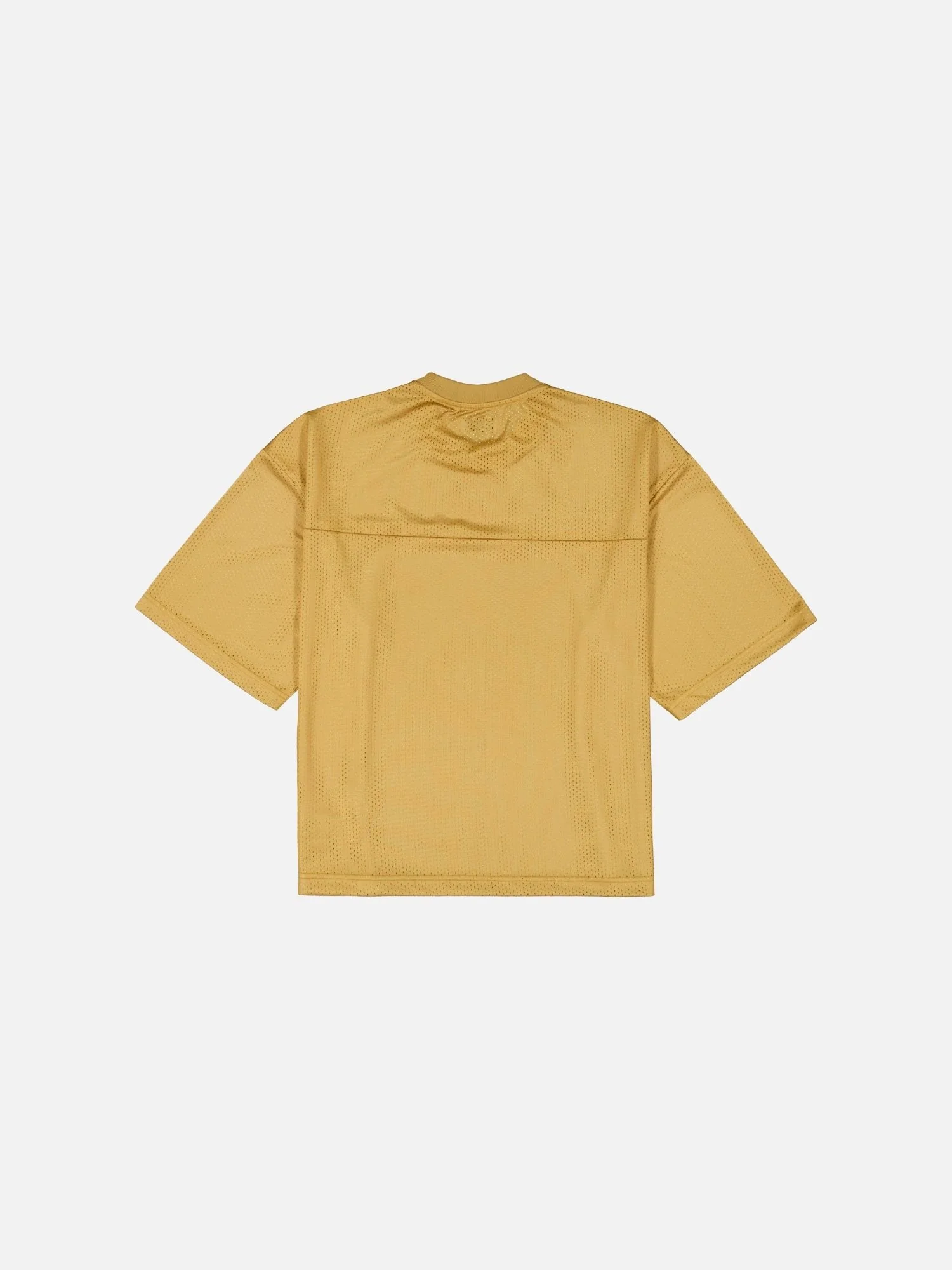MESH SS T-SHIRT - MUSTARD - Image 6