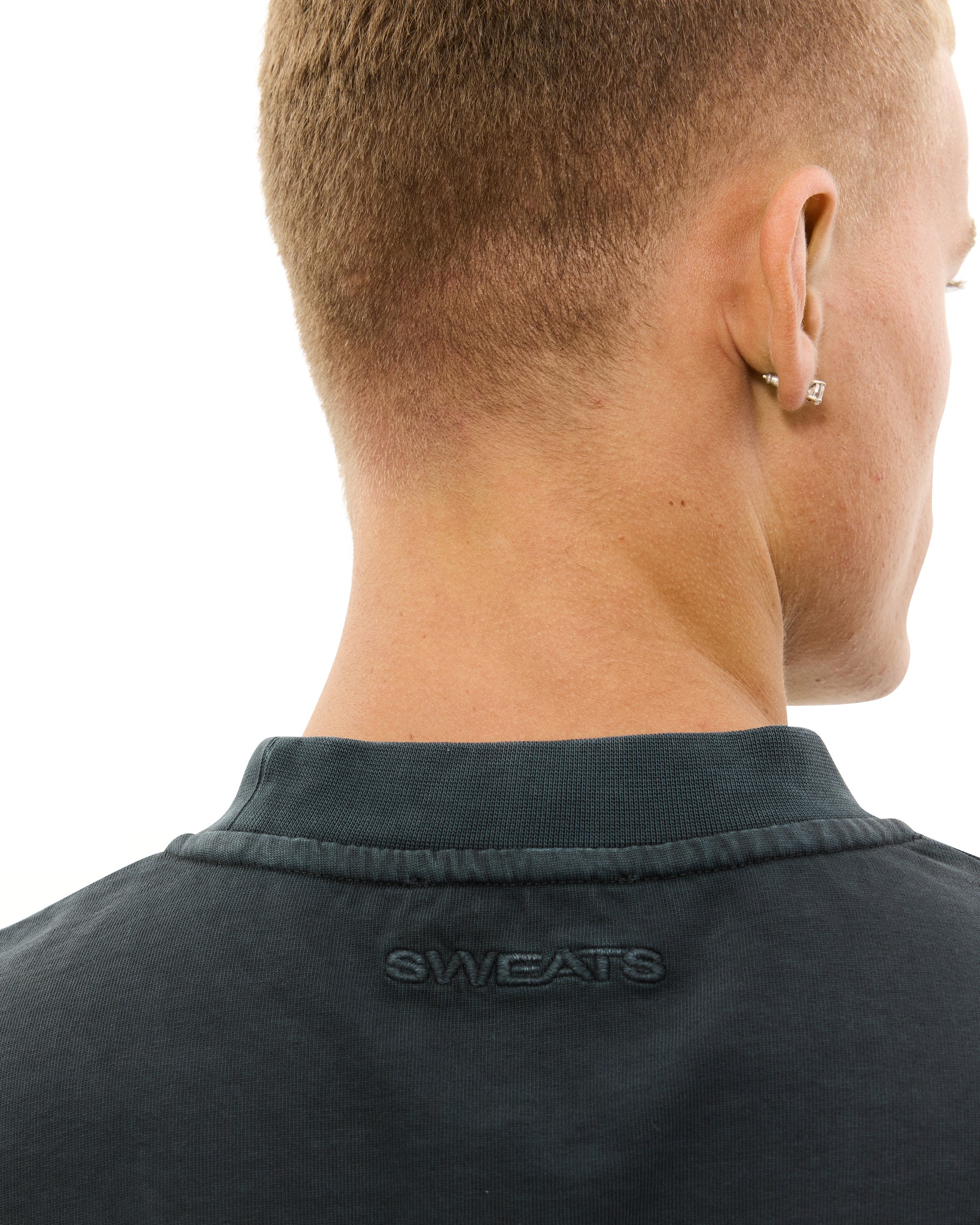 MUSCLE TEE - WASHED BLACK - Image 7