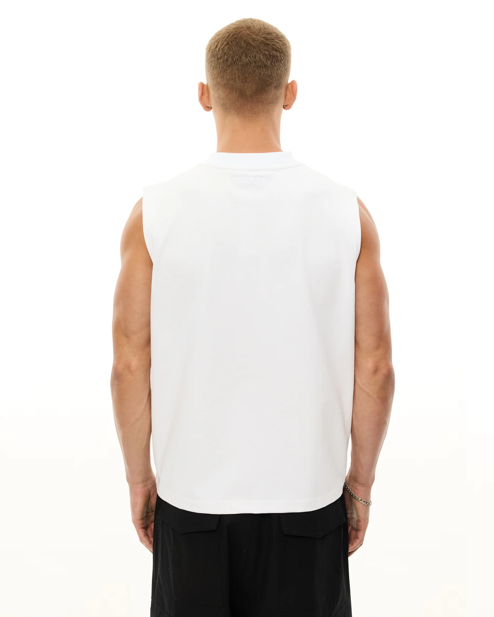 MUSCLE TEE - WHITE - Image 6