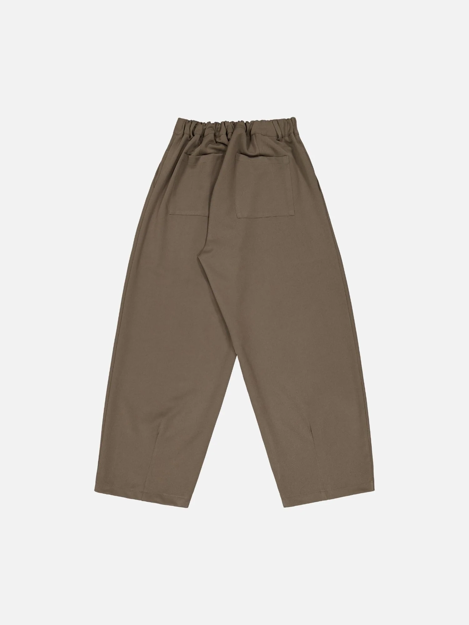 PLEATED PANT - BROWN - Image 6
