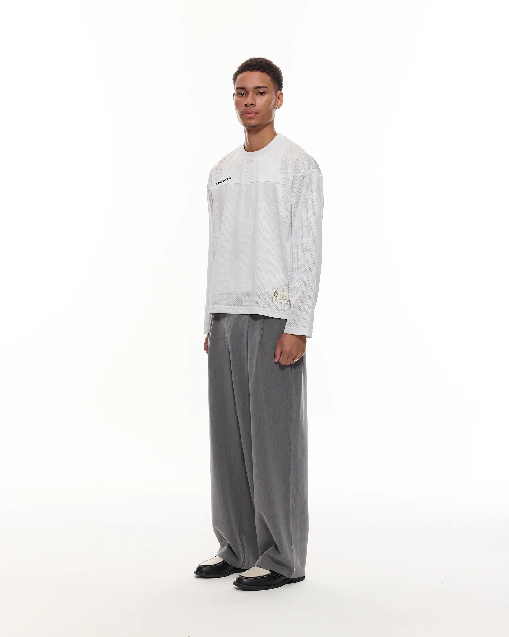PLEATED PANT - GREY - Image 5