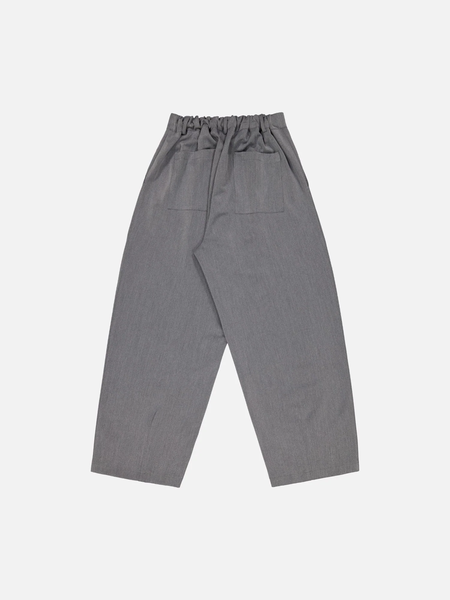 PLEATED PANT - GREY - Image 9