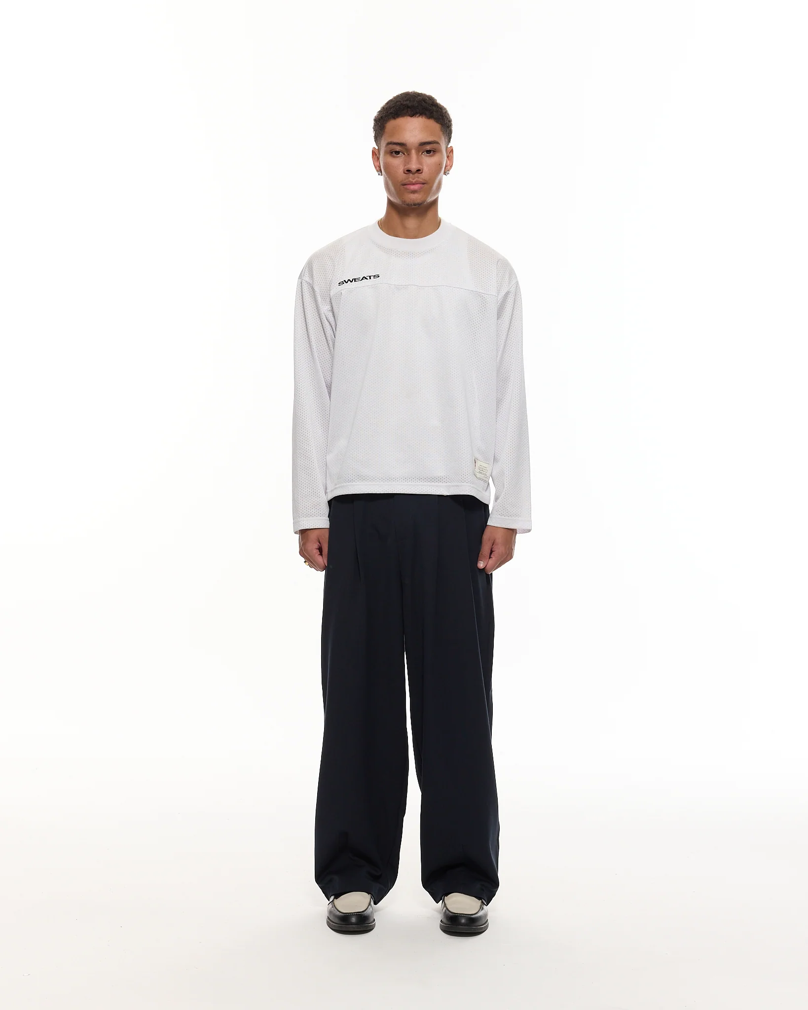PLEATED PANT - NAVY - Image 3