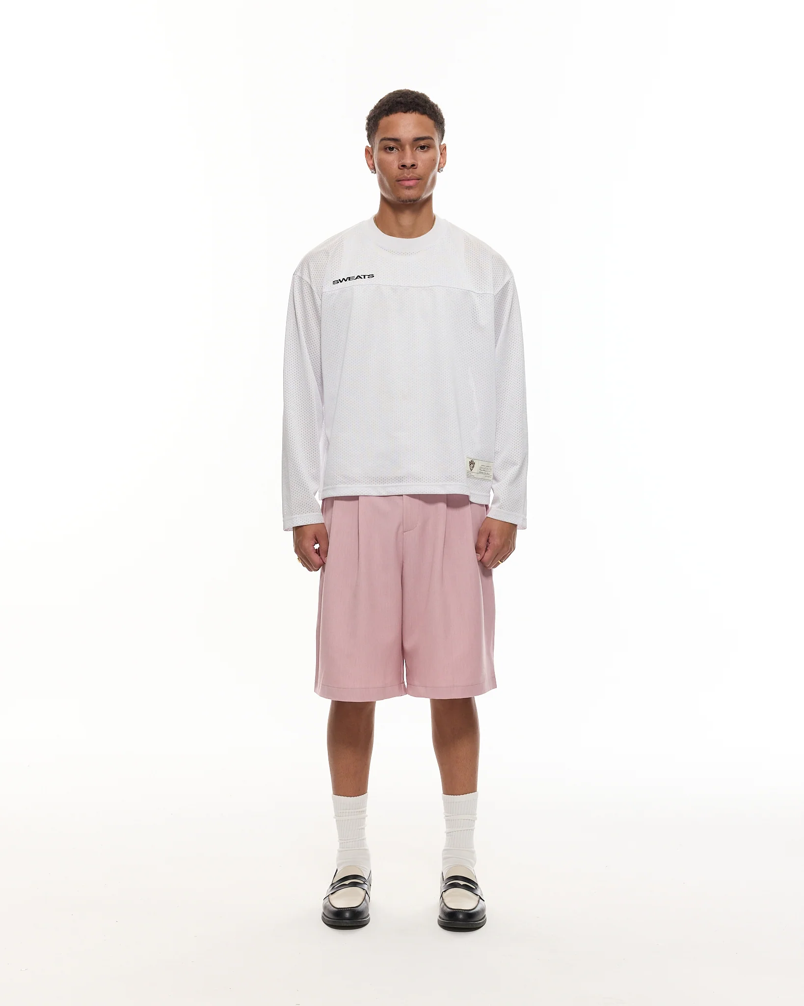 PLEATED SHORTS - PINK - Image 2