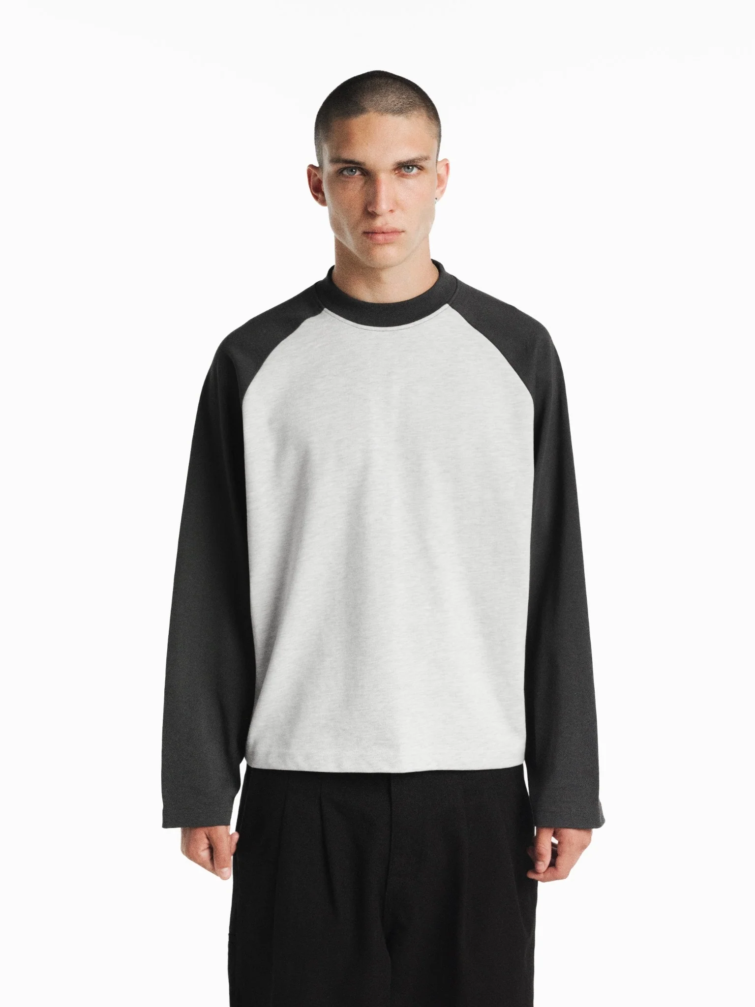 RAGLAN LS T-SHIRT - ARCTYC/GRANITE - Image 2