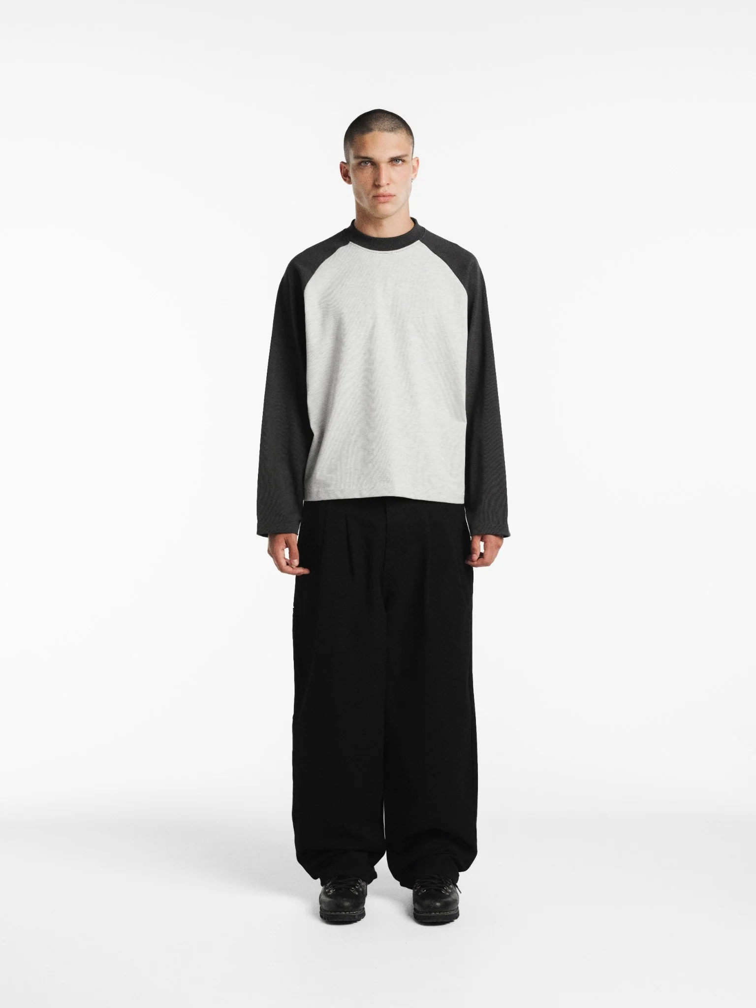 RAGLAN LS T-SHIRT - ARCTYC/GRANITE - Image 3