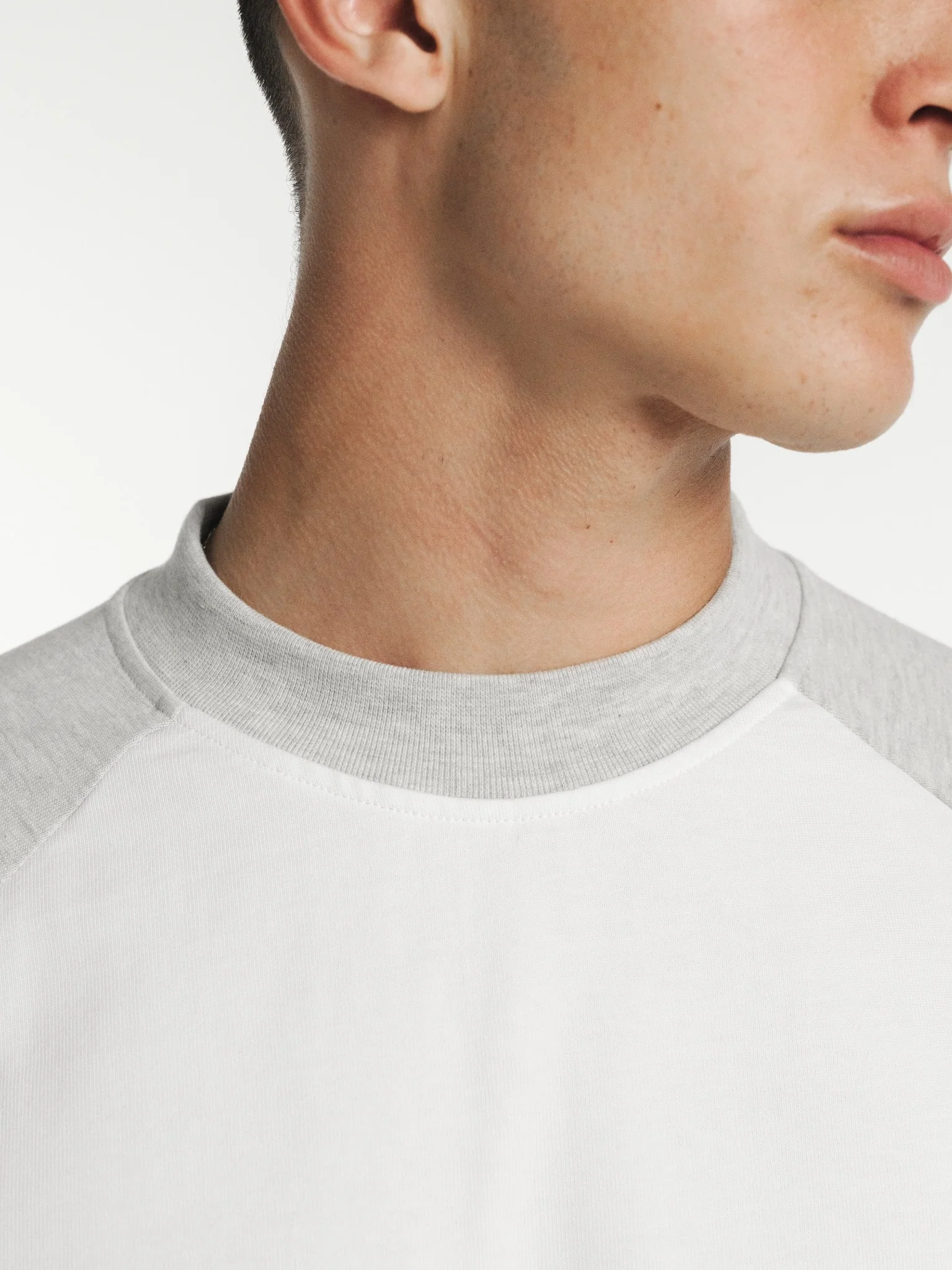 RAGLAN LS T-SHIRT - WHITE/ARCTYC - Image 7