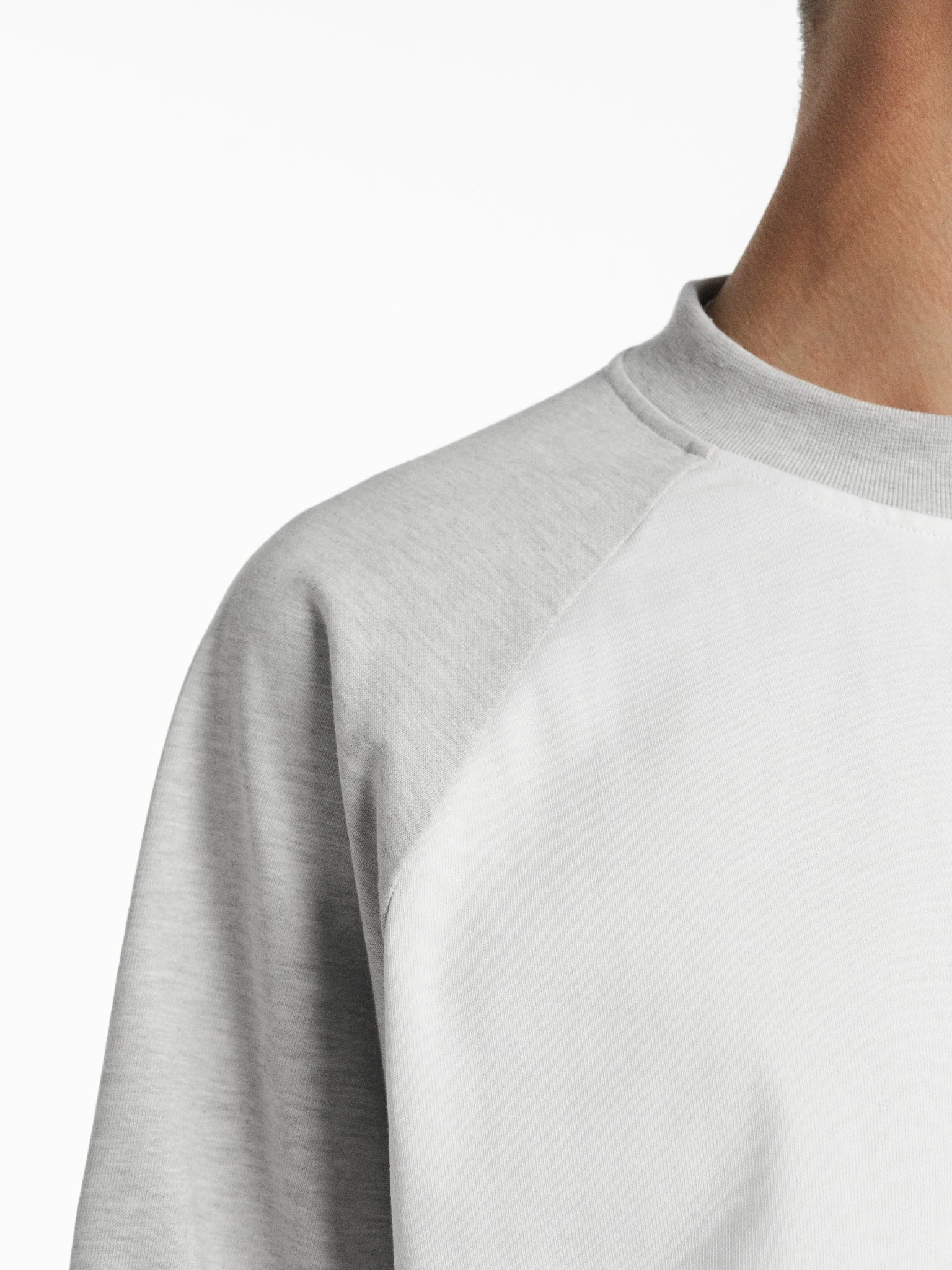 RAGLAN LS T-SHIRT - WHITE/ARCTYC - Image 8