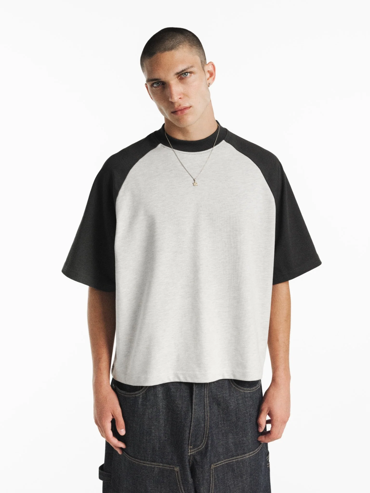 RAGLAN SS T-SHIRT - ARCTYC/GRANITE - Image 10