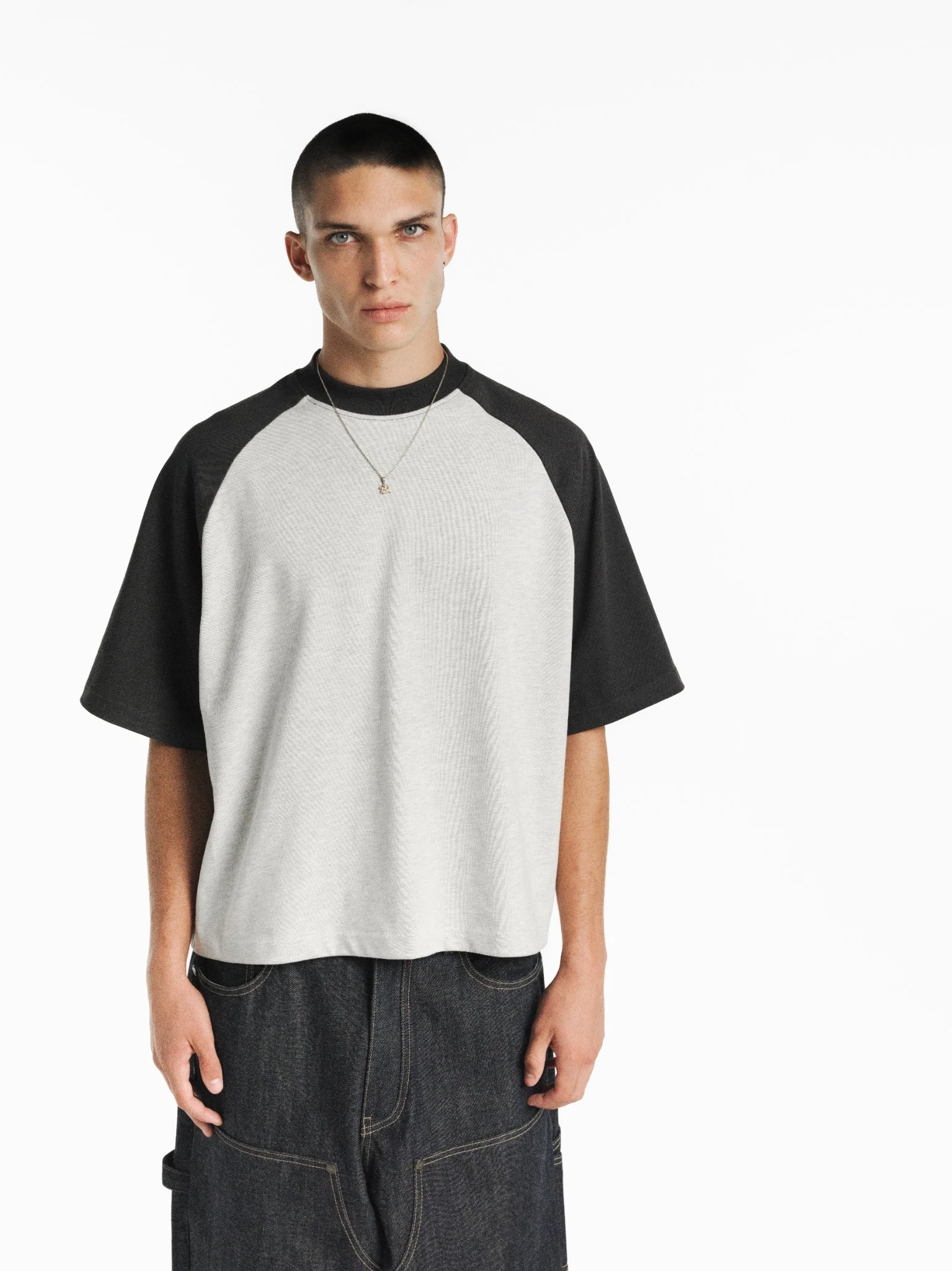 RAGLAN SS T-SHIRT - ARCTYC/GRANITE - Image 2