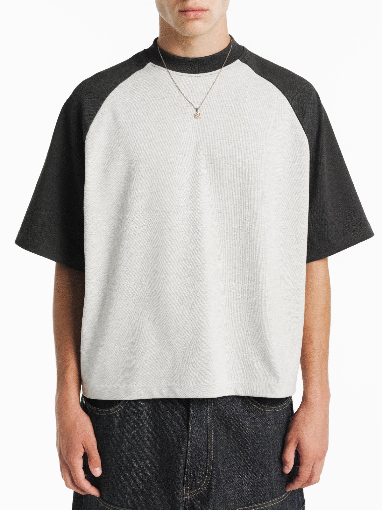 RAGLAN SS T-SHIRT - ARCTYC/GRANITE - Image 8