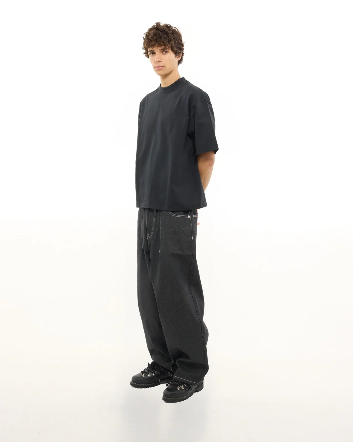 SIGNATURE BLANK T-SHIRT - BLACK - Image 5