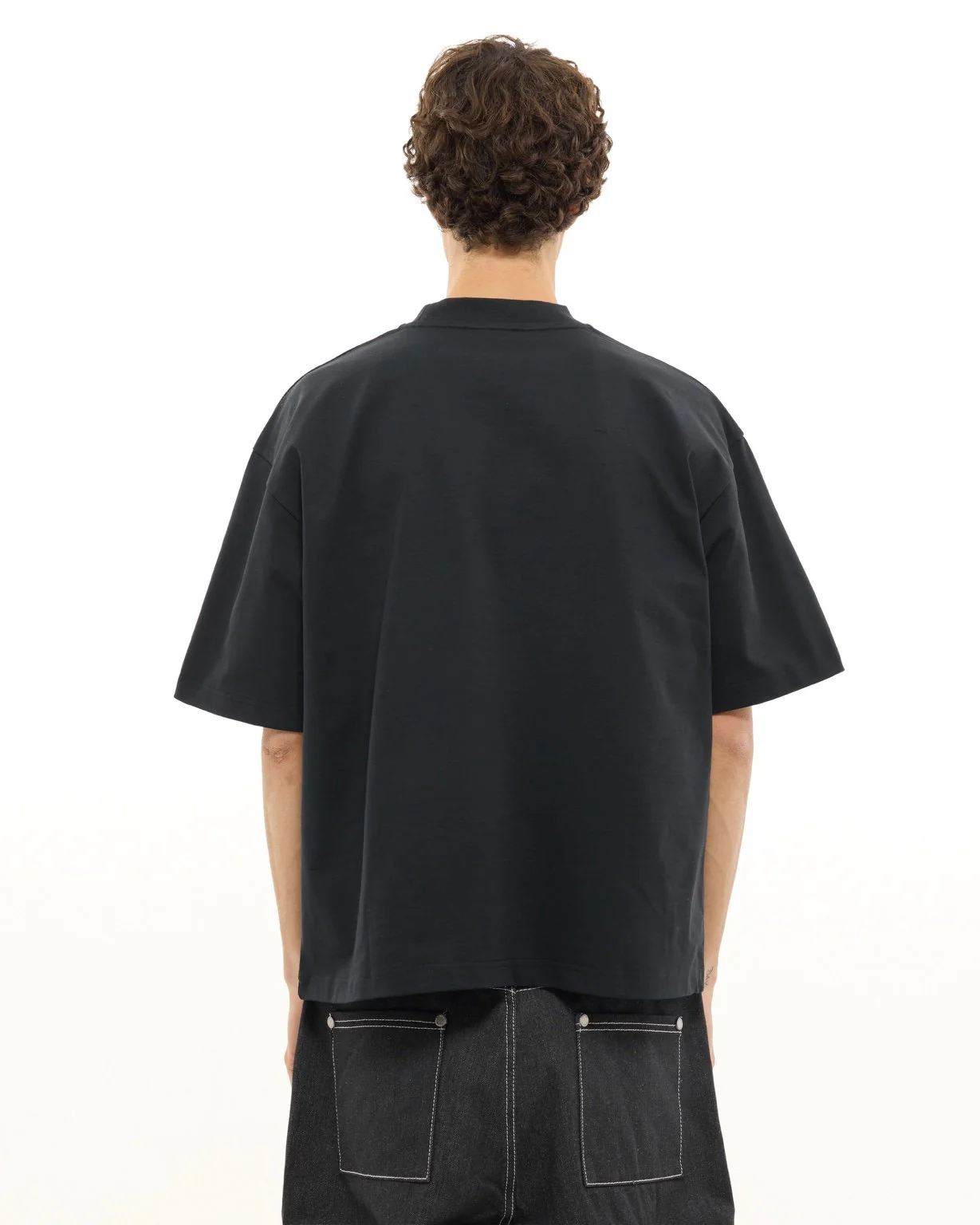 SIGNATURE BLANK T-SHIRT - BLACK - Image 6