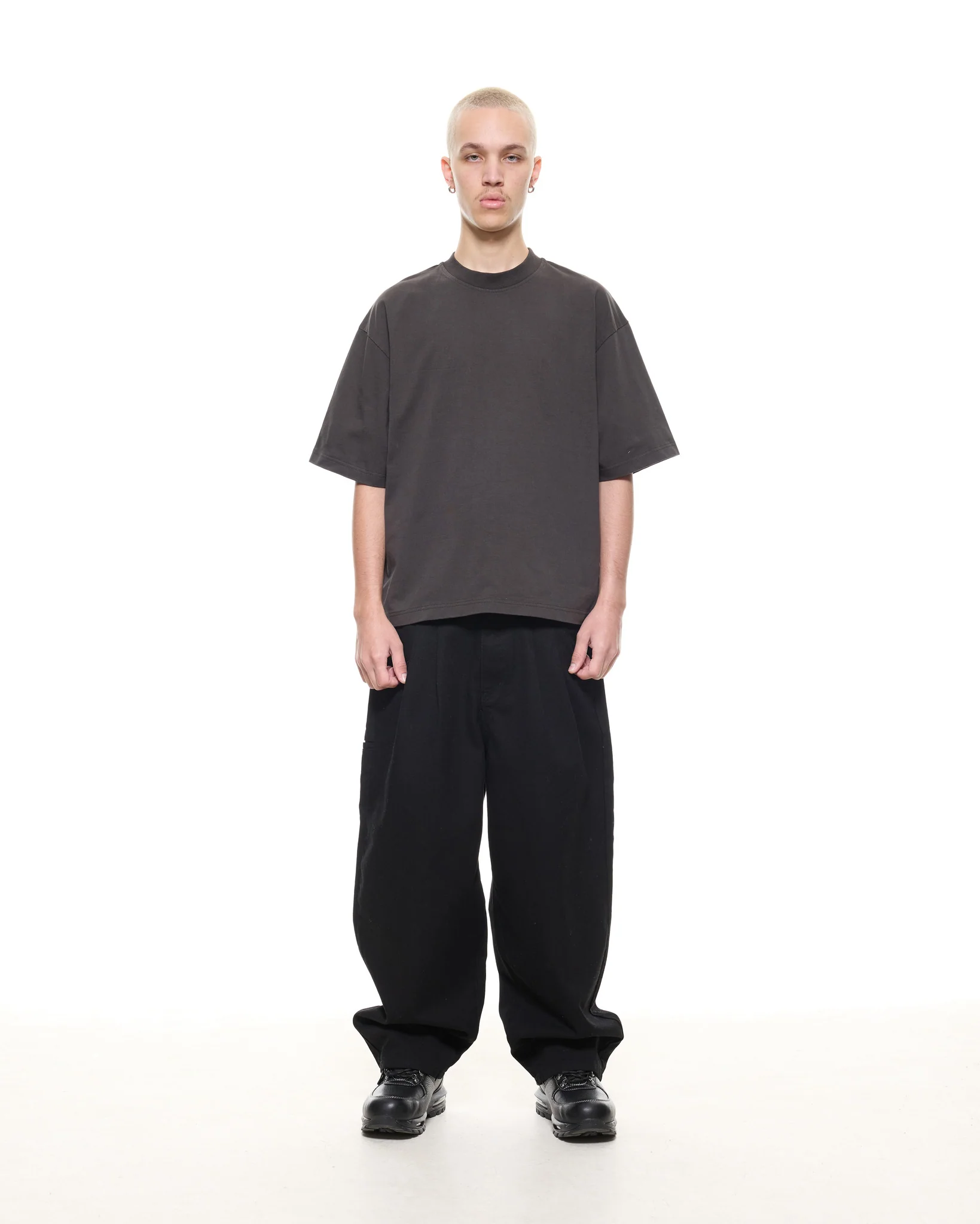 SIGNATURE BLANK T-SHIRT - COFFEE - Image 3