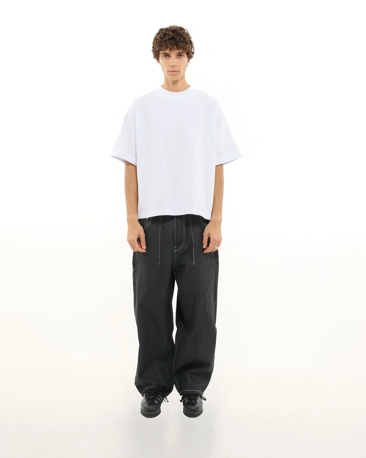 SIGNATURE BLANK T-SHIRT - PURE WHITE - Image 3