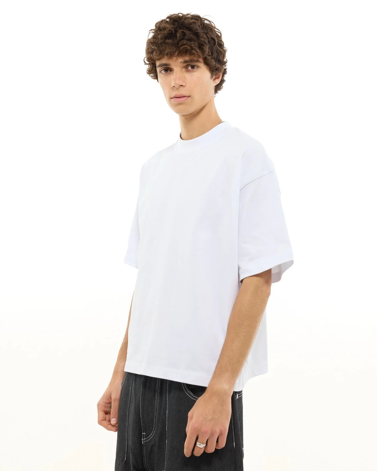 SIGNATURE BLANK T-SHIRT - PURE WHITE - Image 4