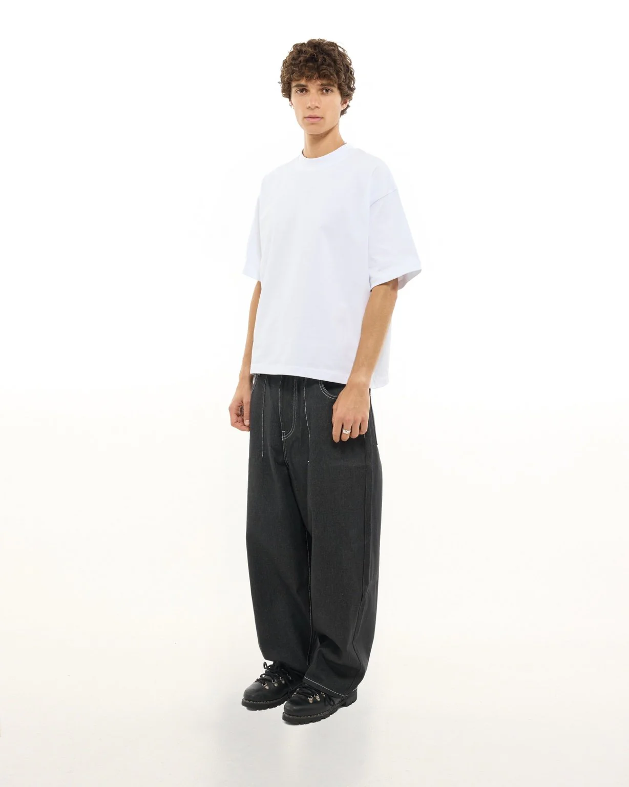 SIGNATURE BLANK T-SHIRT - PURE WHITE - Image 5