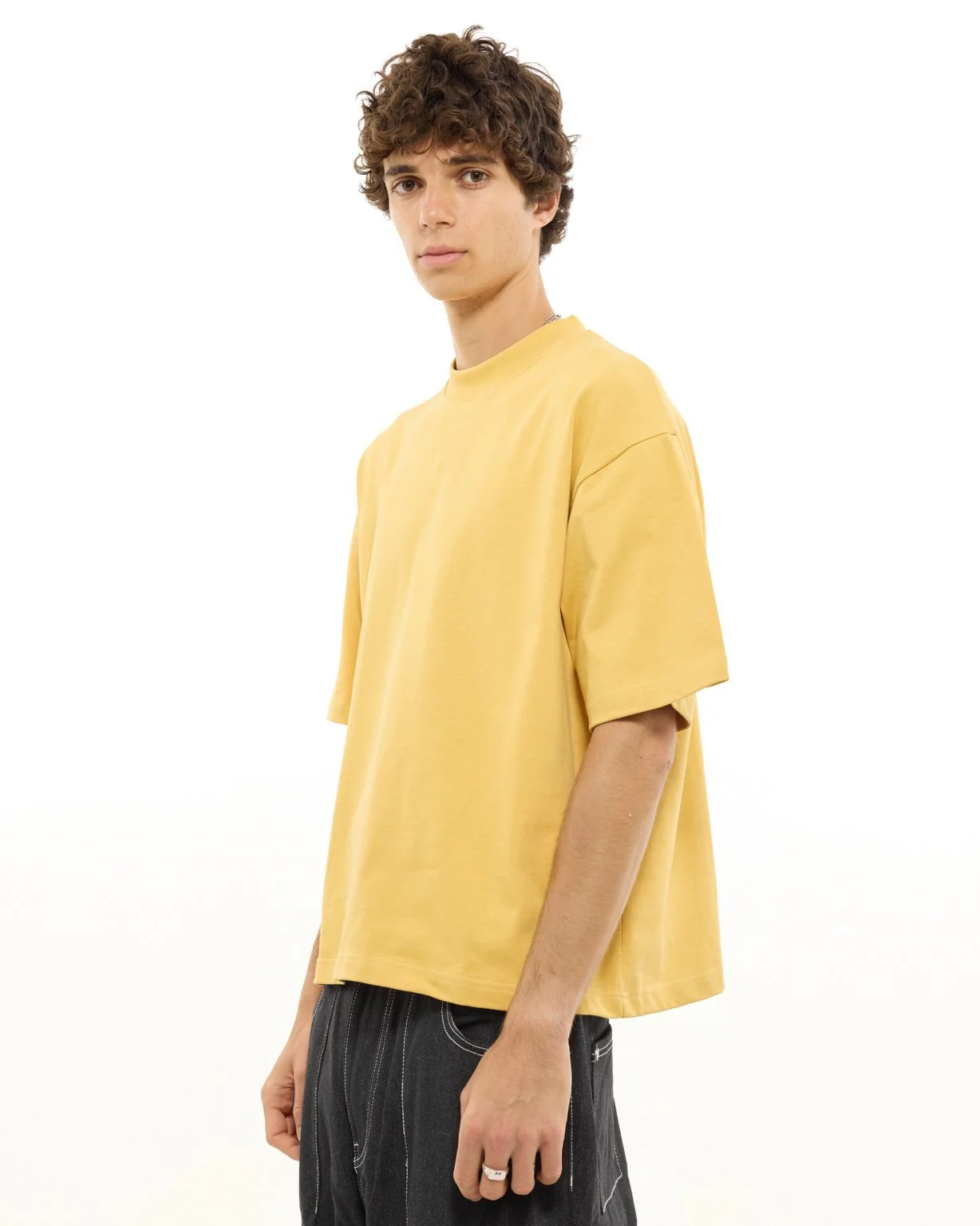 SIGNATURE BLANK T-SHIRT - YELLOW - Image 5