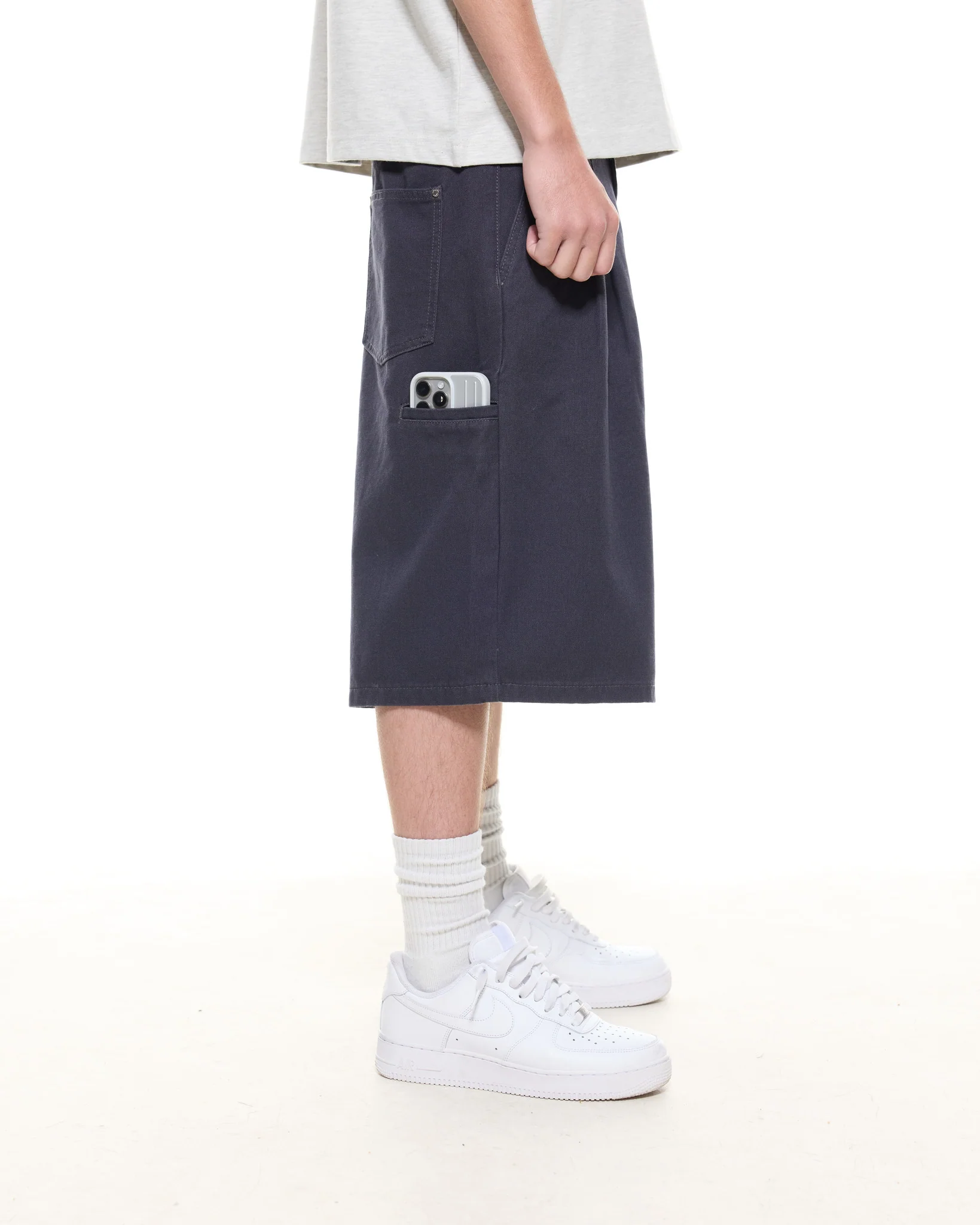 WORKWEAR SHORTS - NAVY - Image 4