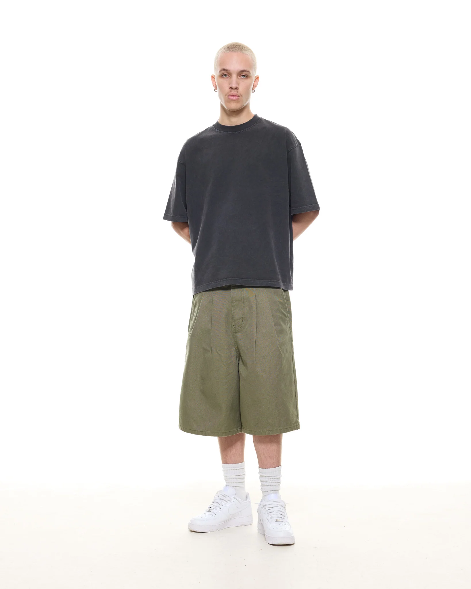 WORKWEAR SHORTS - OLIVE - Image 5