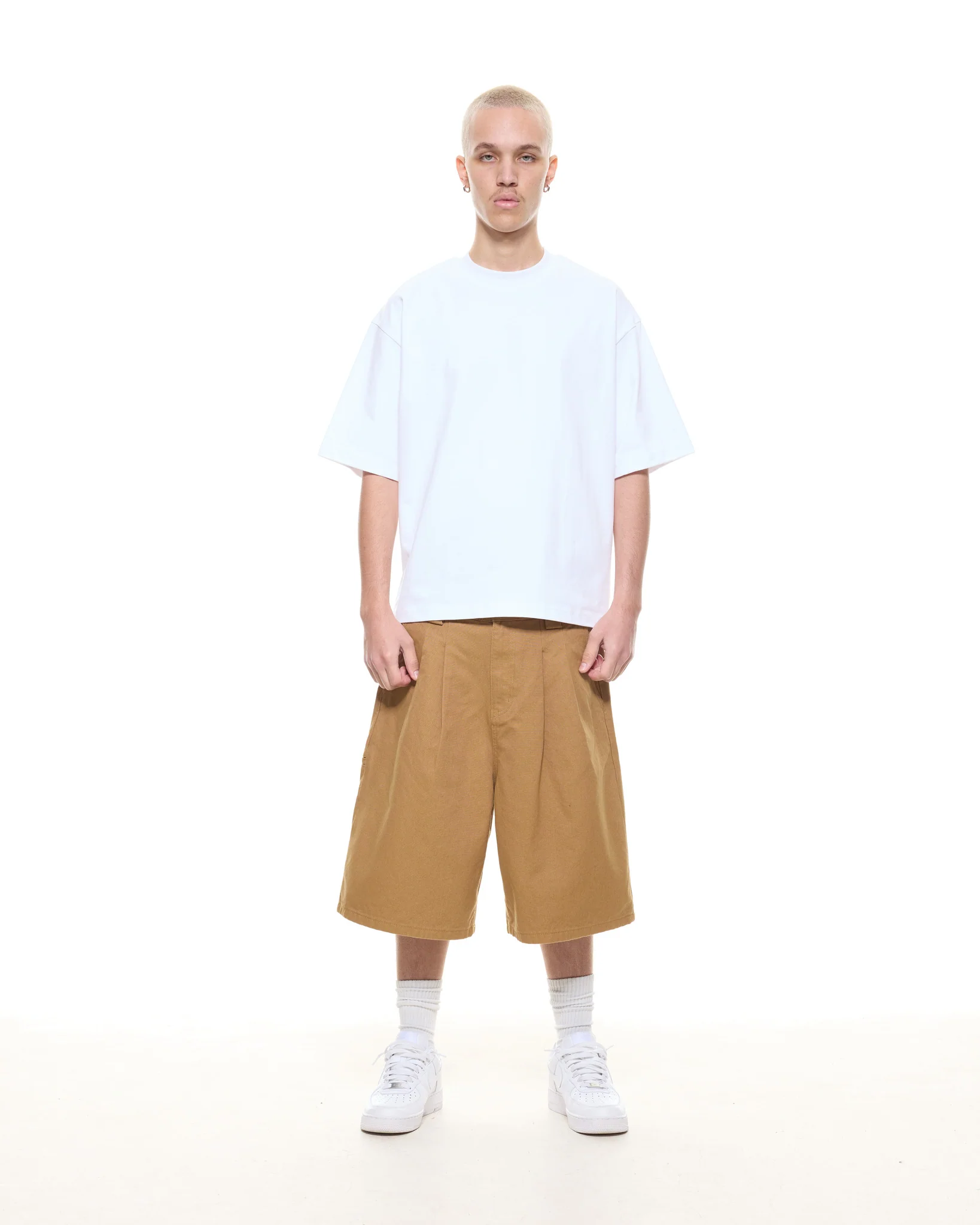 WORKWEAR SHORTS - TAN - Image 3